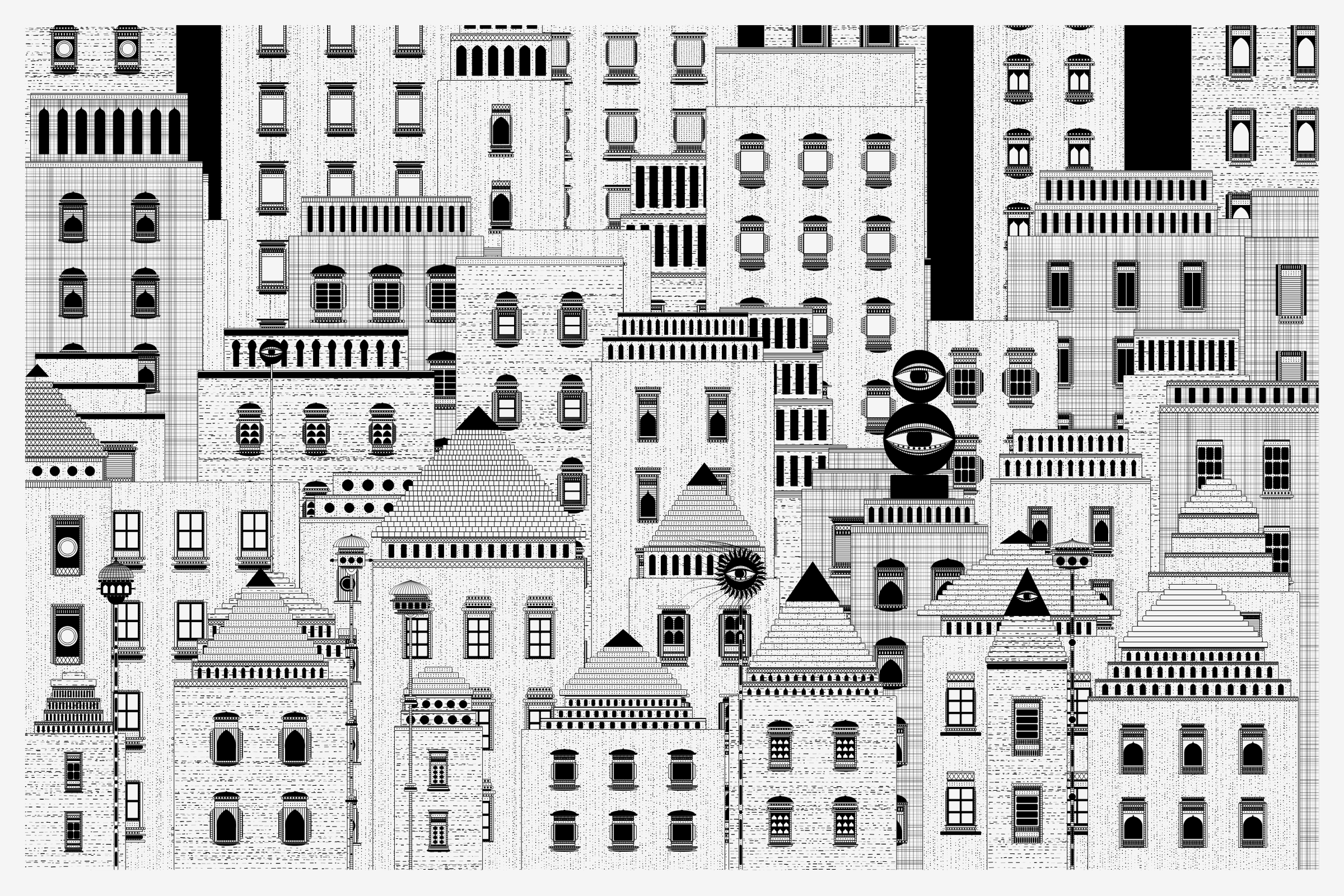 Art Blocks - Art Blocks v2 - Alan Ki Aankhen #73 - NFT # 333000073