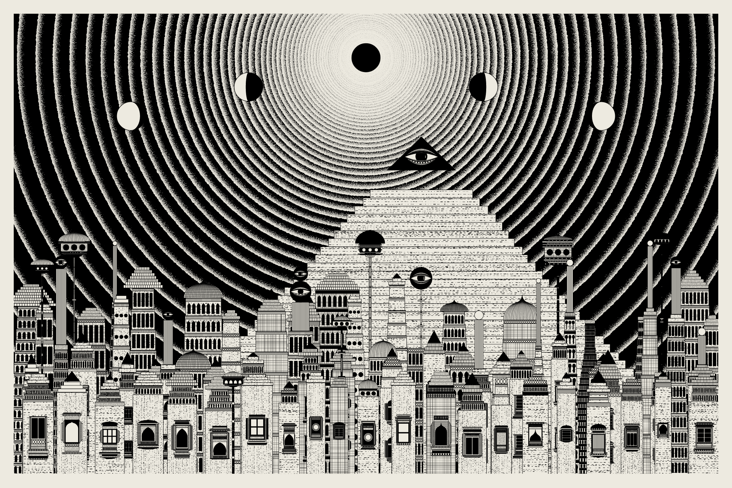 Art Blocks - Art Blocks v2 - Alan Ki Aankhen #76 - NFT # 333000076