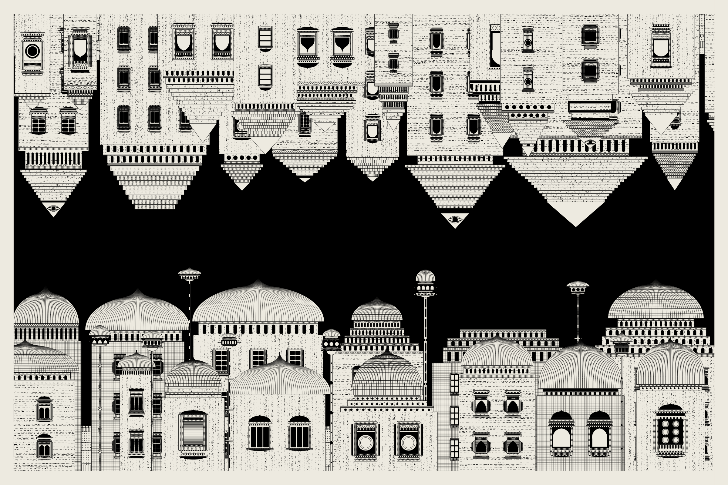 Art Blocks - Art Blocks v2 - Alan Ki Aankhen #77 - NFT # 333000077