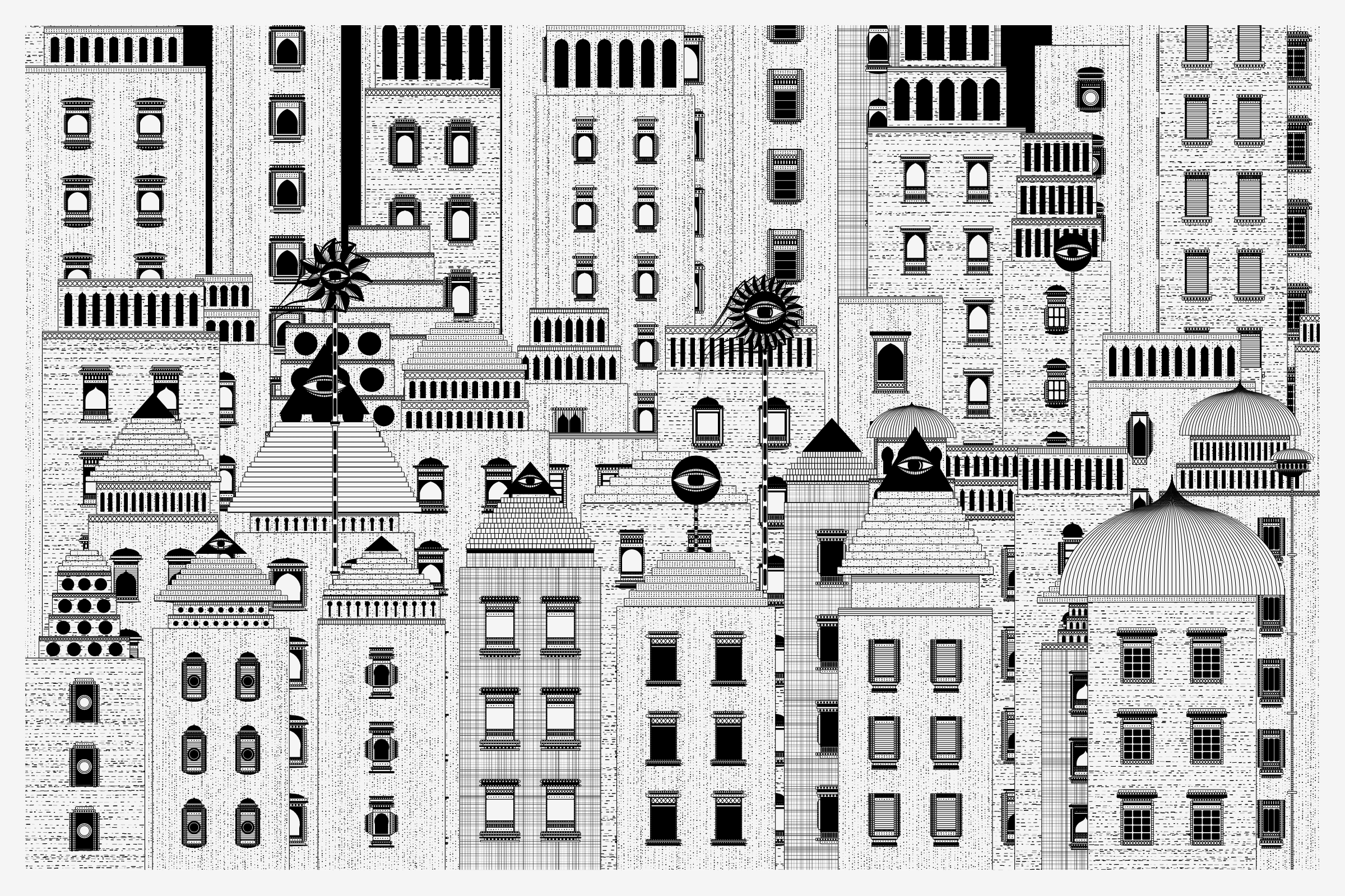 Art Blocks - Art Blocks v2 - Alan Ki Aankhen #80 - NFT # 333000080