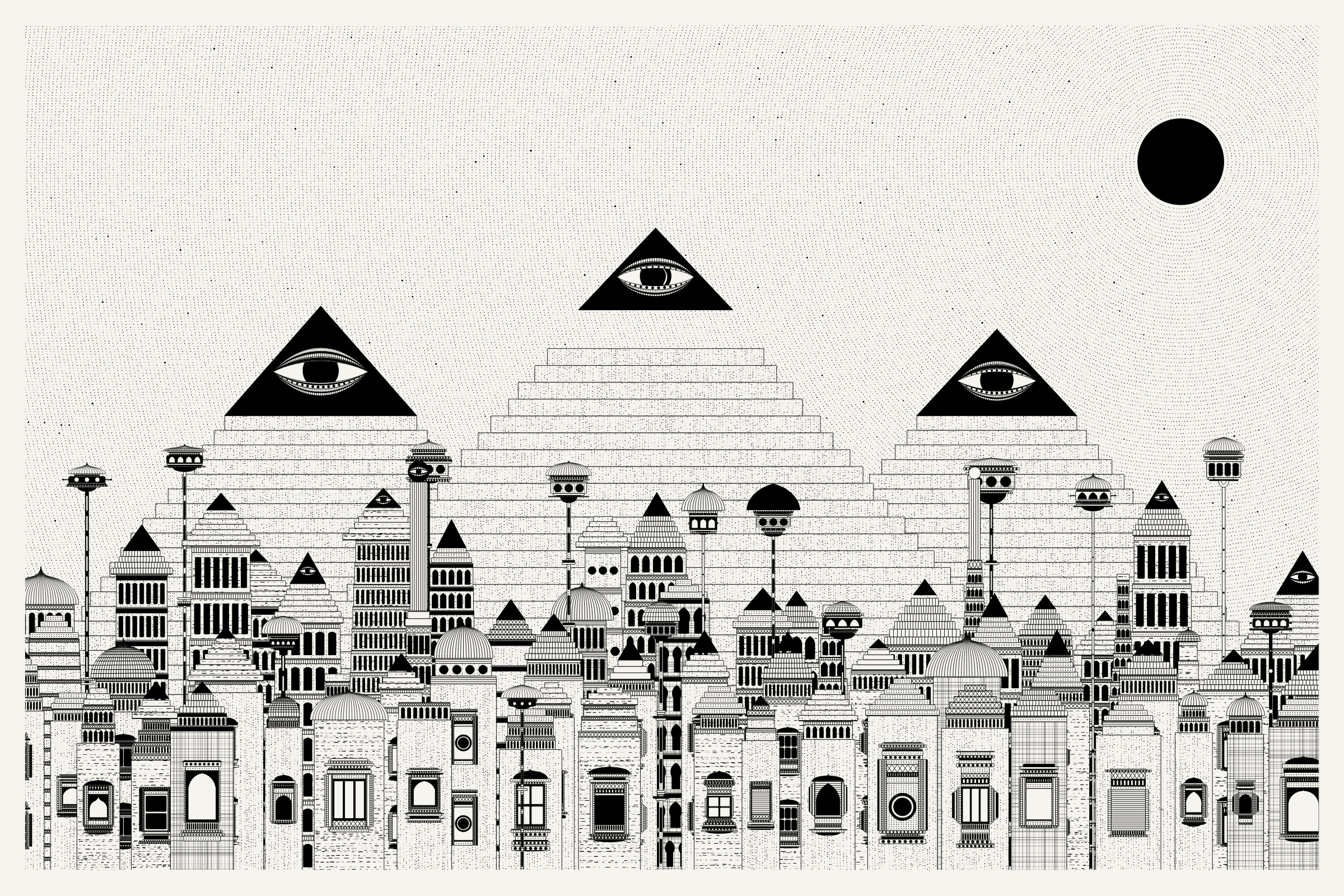 Art Blocks - Art Blocks v2 - Alan Ki Aankhen #82 - NFT # 333000082