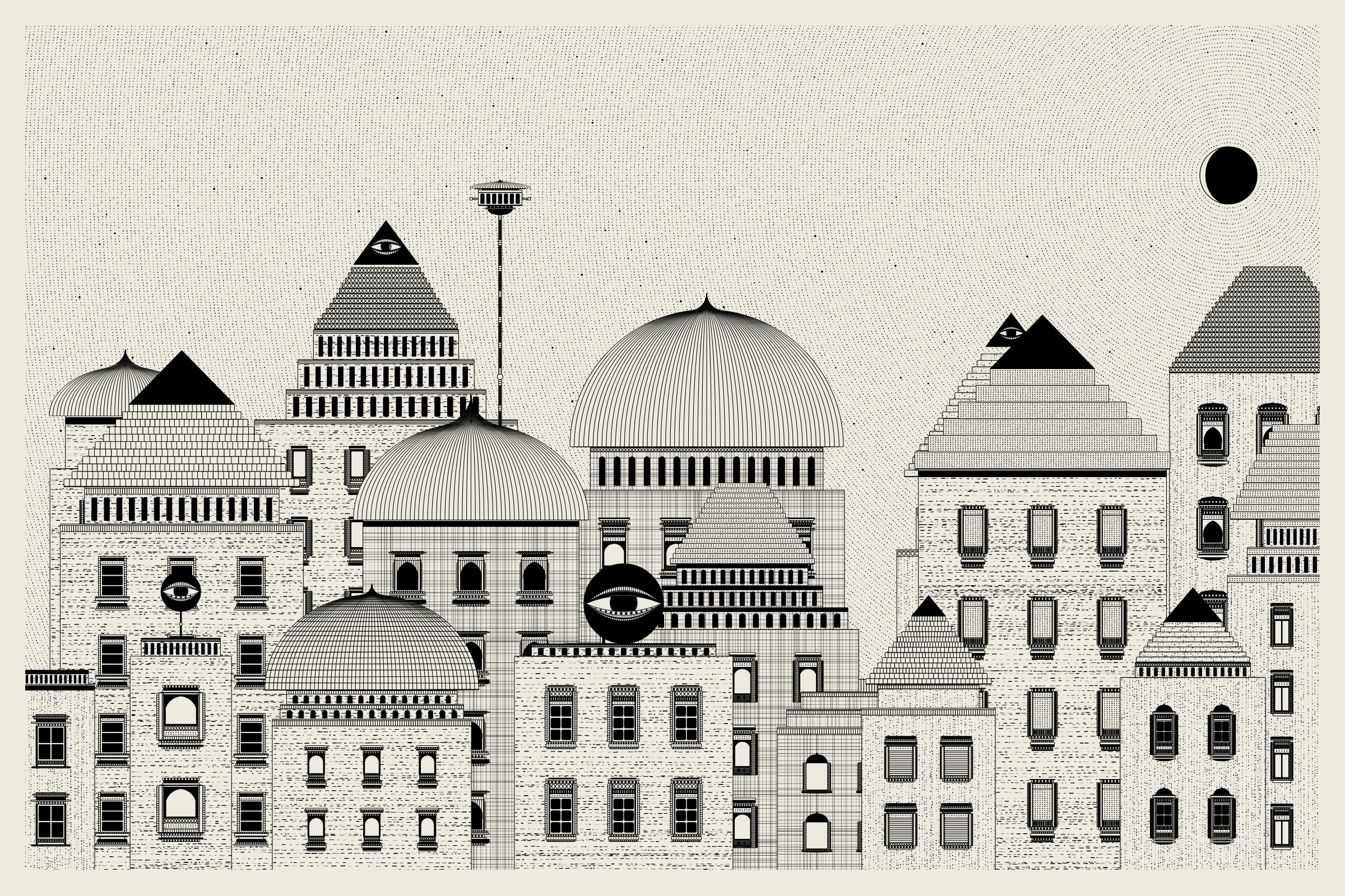 Art Blocks - Art Blocks v2 - Alan Ki Aankhen #84 - NFT # 333000084