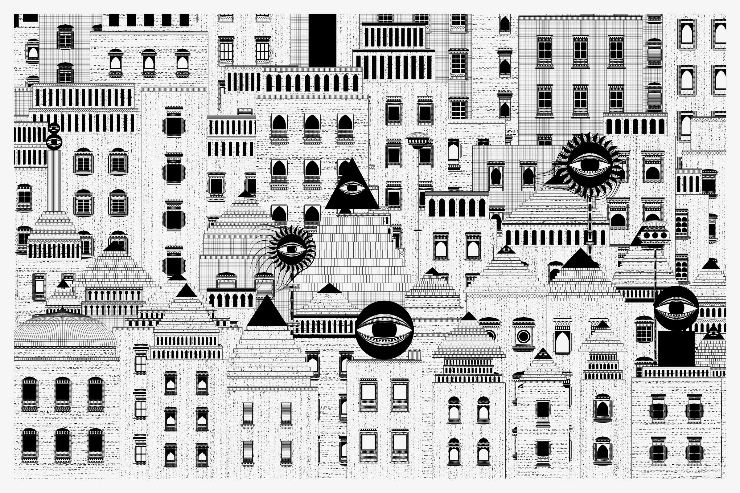 Art Blocks - Art Blocks v2 - Alan Ki Aankhen #85 - NFT # 333000085