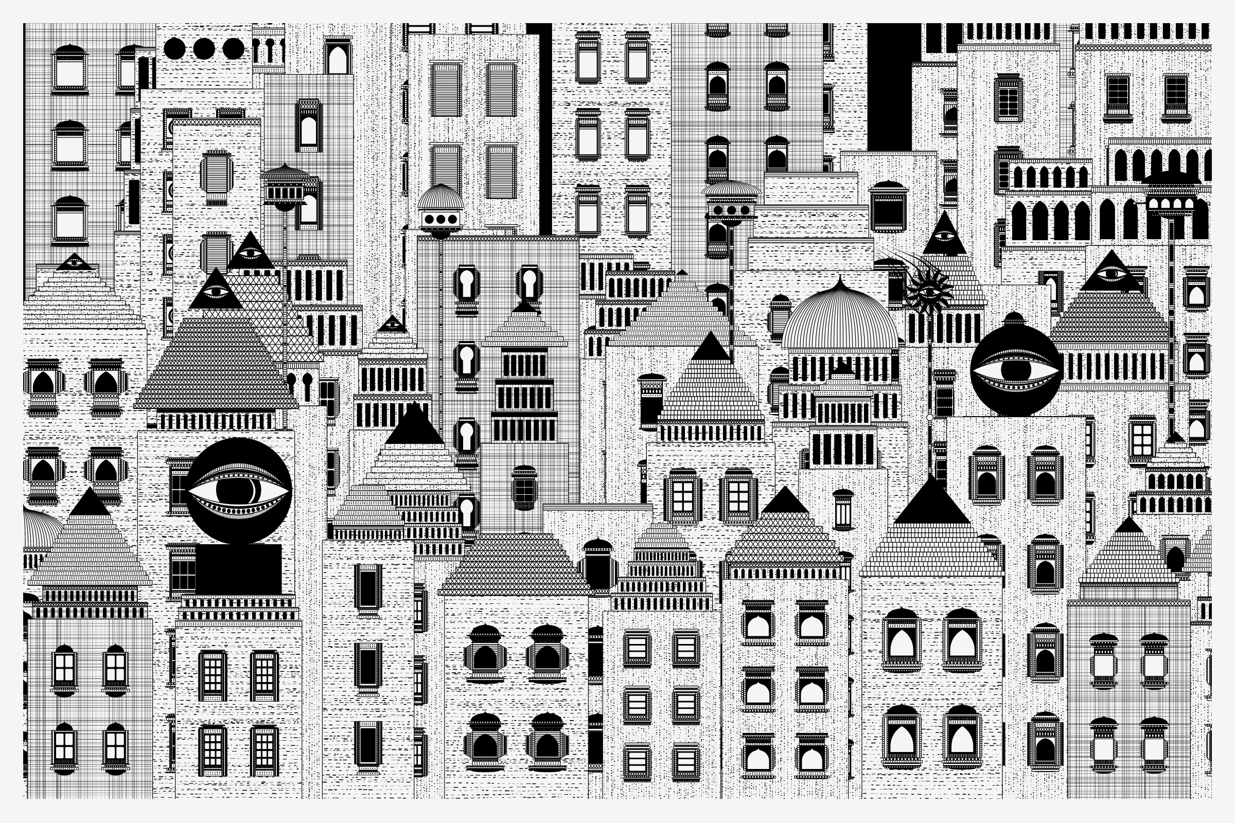 Art Blocks - Art Blocks v2 - Alan Ki Aankhen #87 - NFT # 333000087