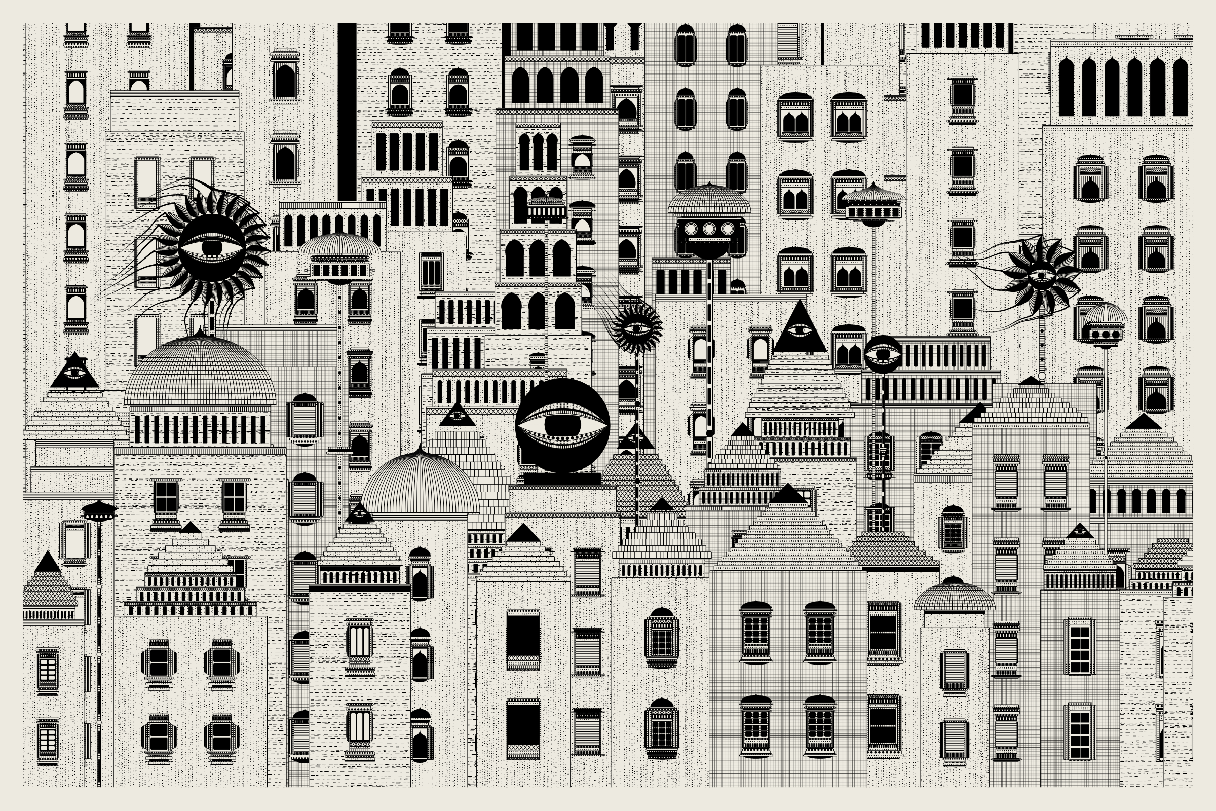 Art Blocks - Art Blocks v2 - Alan Ki Aankhen #90 - NFT # 333000090