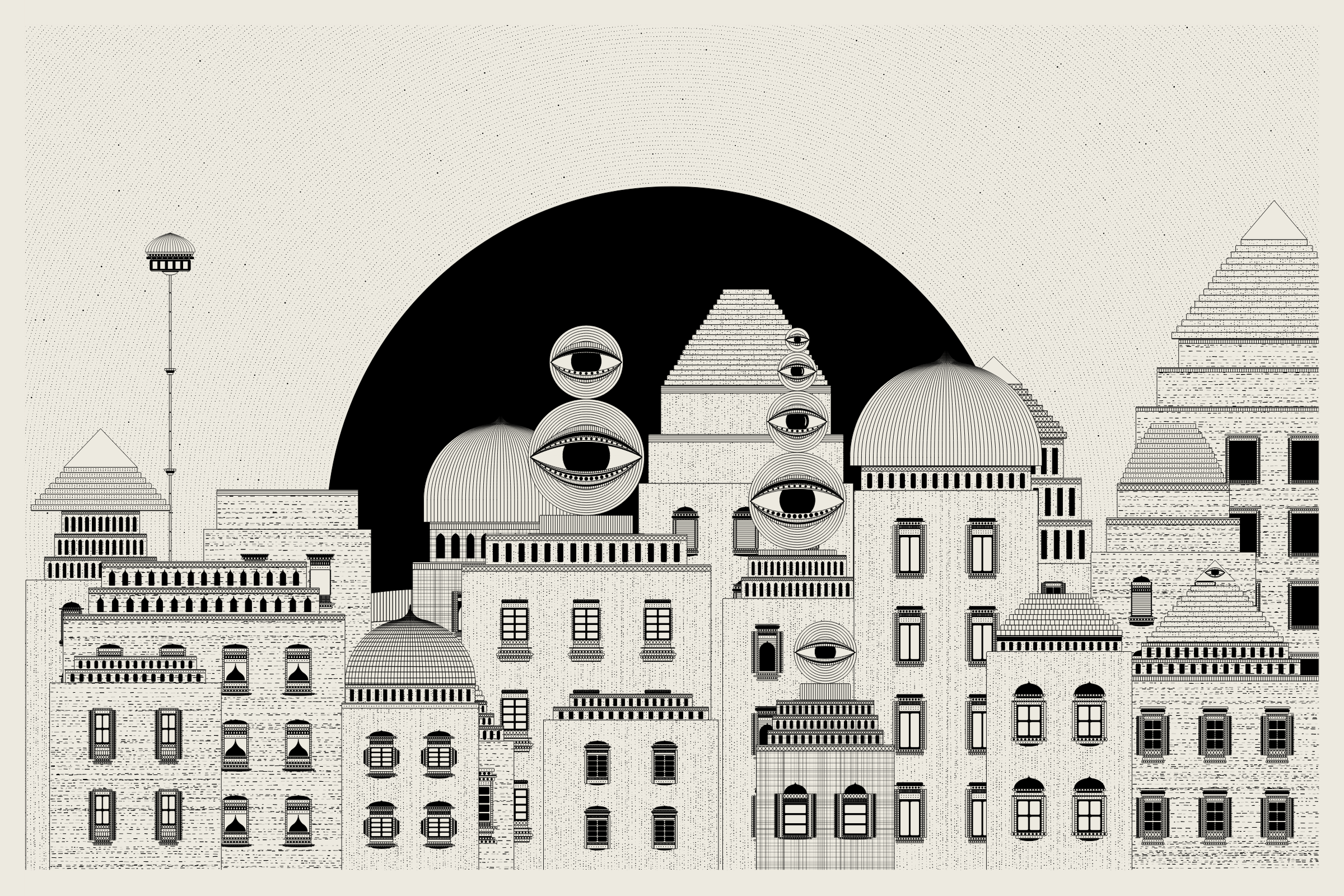 Art Blocks - Art Blocks v2 - Alan Ki Aankhen #93 - NFT # 333000093