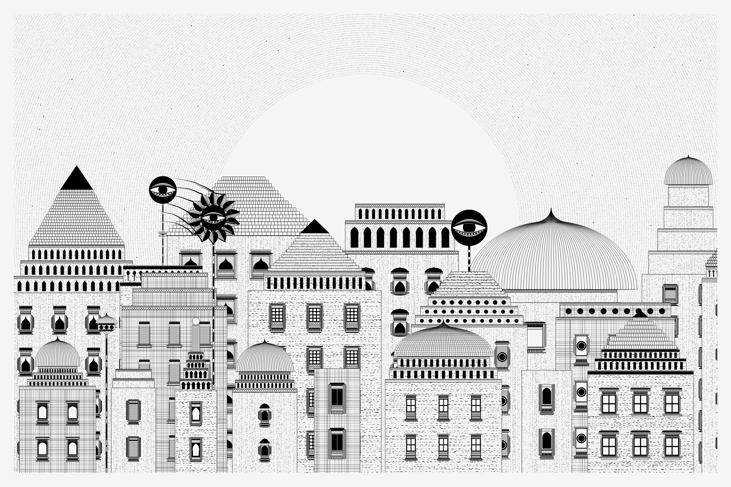 Art Blocks - Art Blocks v2 - Alan Ki Aankhen #98 - NFT # 333000098