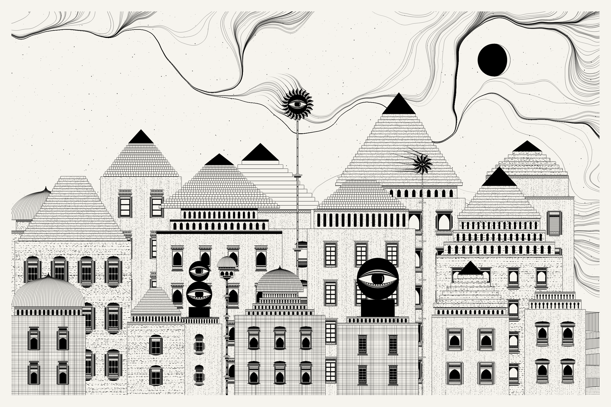 Art Blocks - Art Blocks v2 - Alan Ki Aankhen #99 - NFT # 333000099