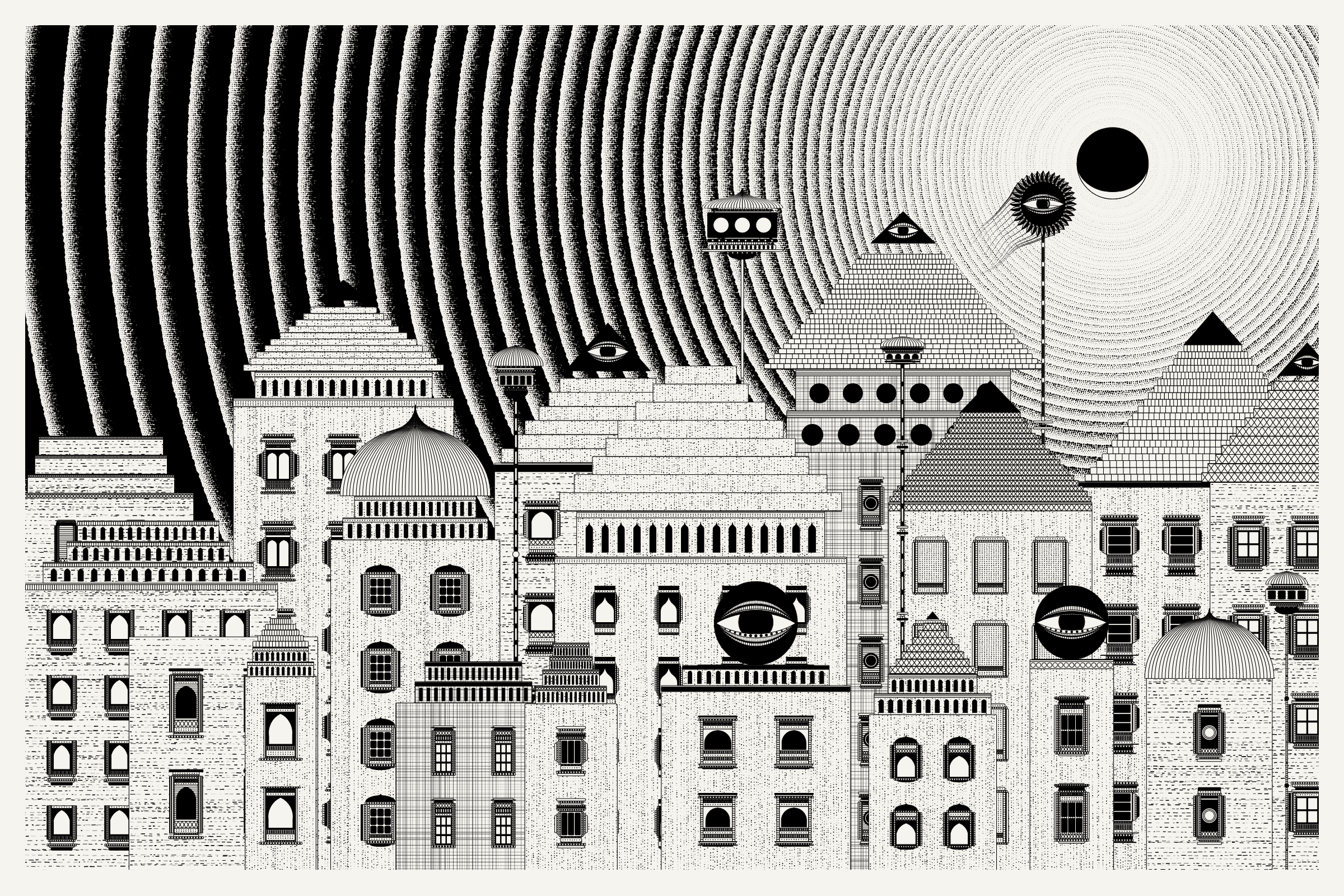 Art Blocks - Art Blocks v2 - Alan Ki Aankhen #100 - NFT # 333000100