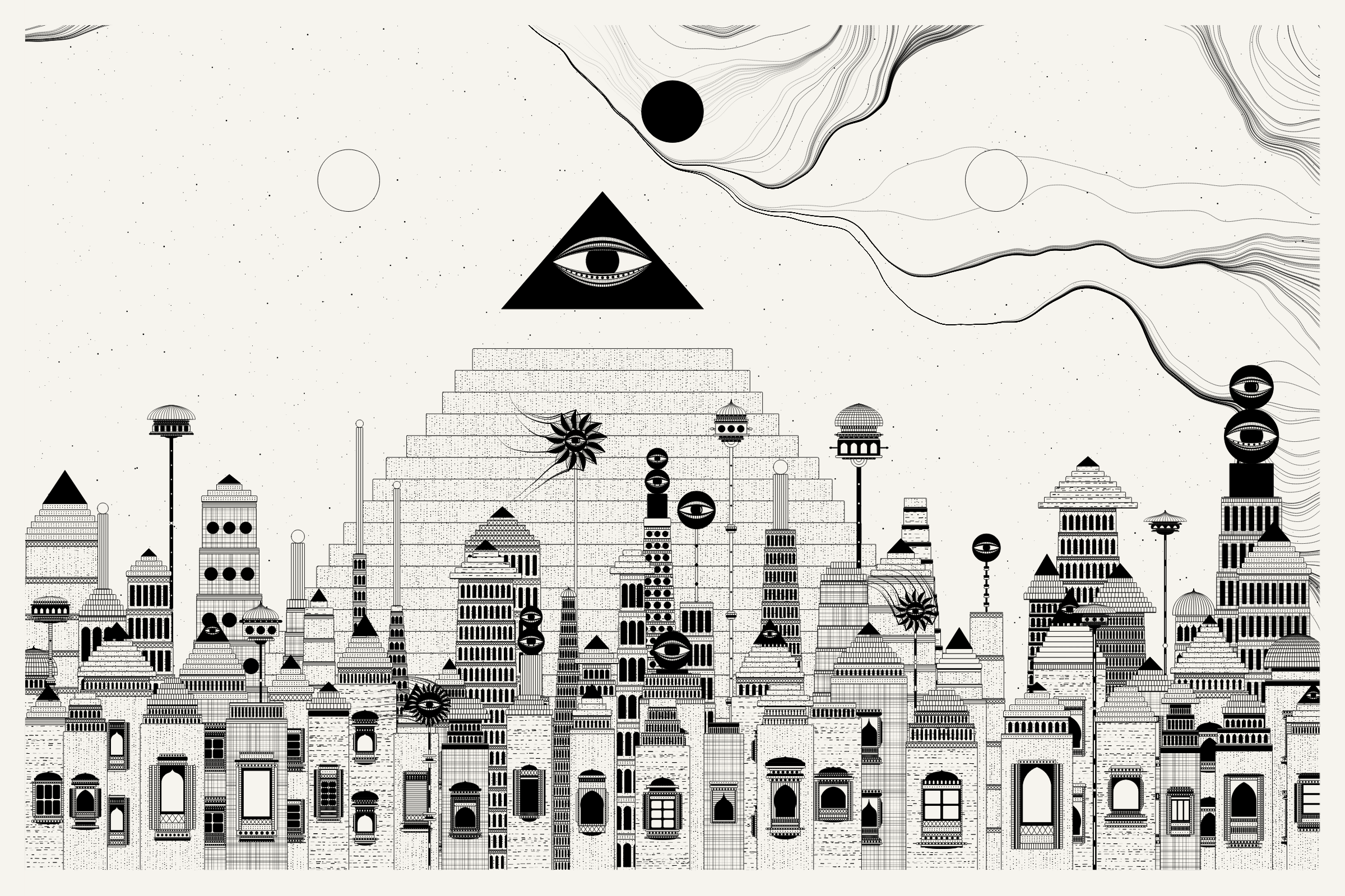 Art Blocks - Art Blocks v2 - Alan Ki Aankhen #104 - NFT # 333000104