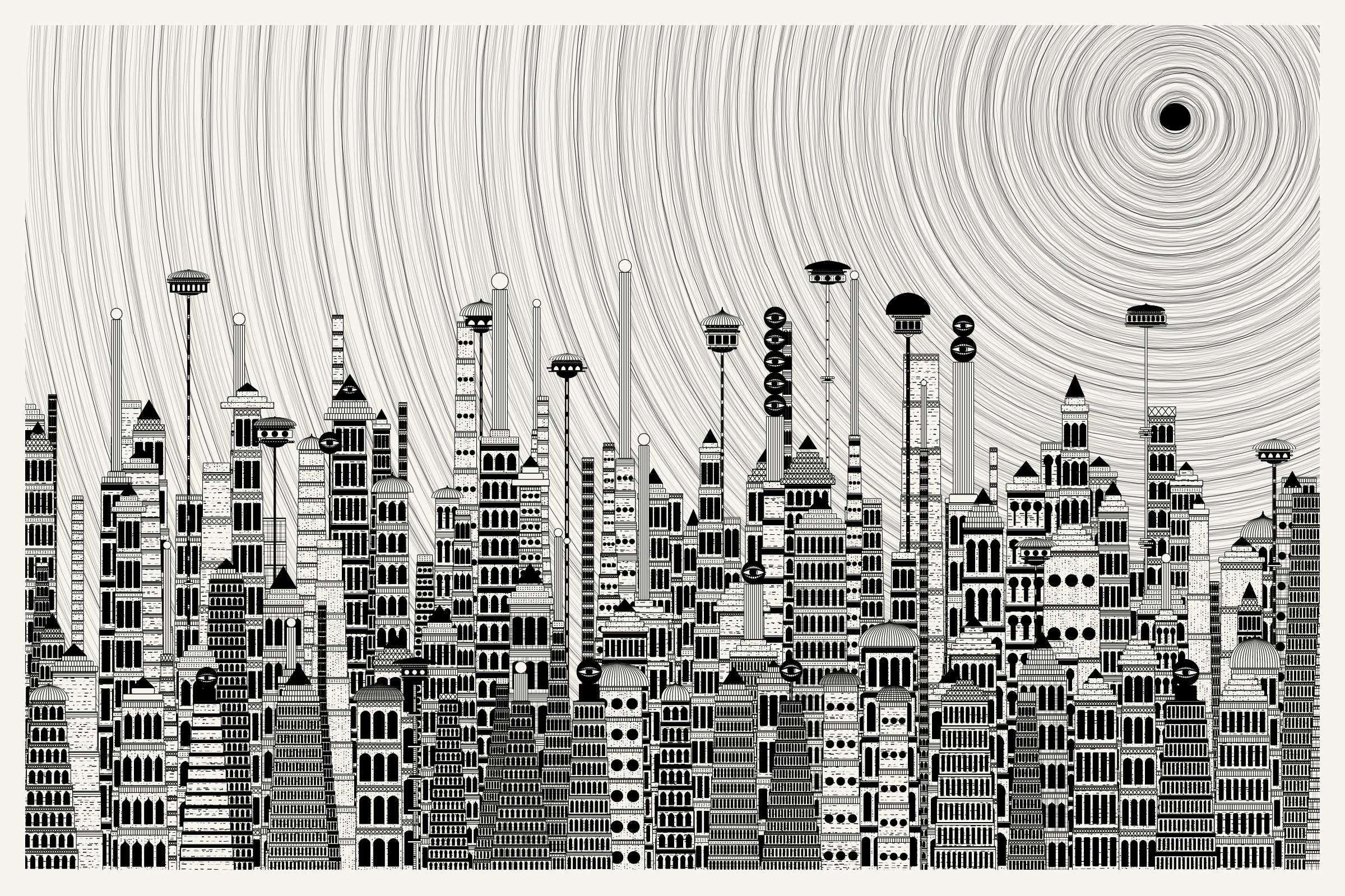 Art Blocks - Art Blocks v2 - Alan Ki Aankhen #106 - NFT # 333000106