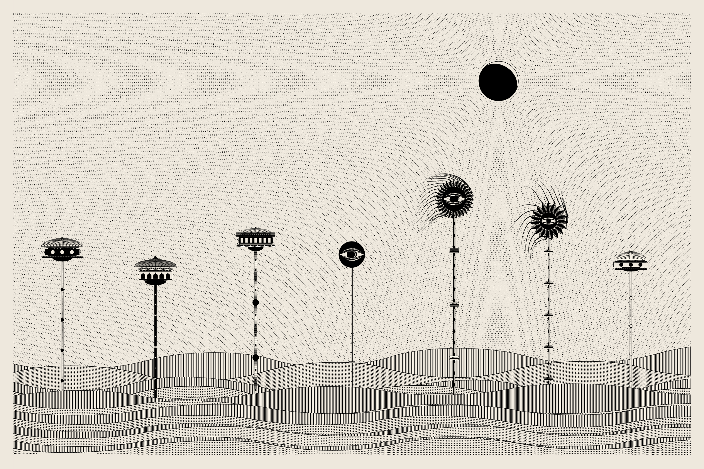 Art Blocks - Art Blocks v2 - Alan Ki Aankhen #108 - NFT # 333000108