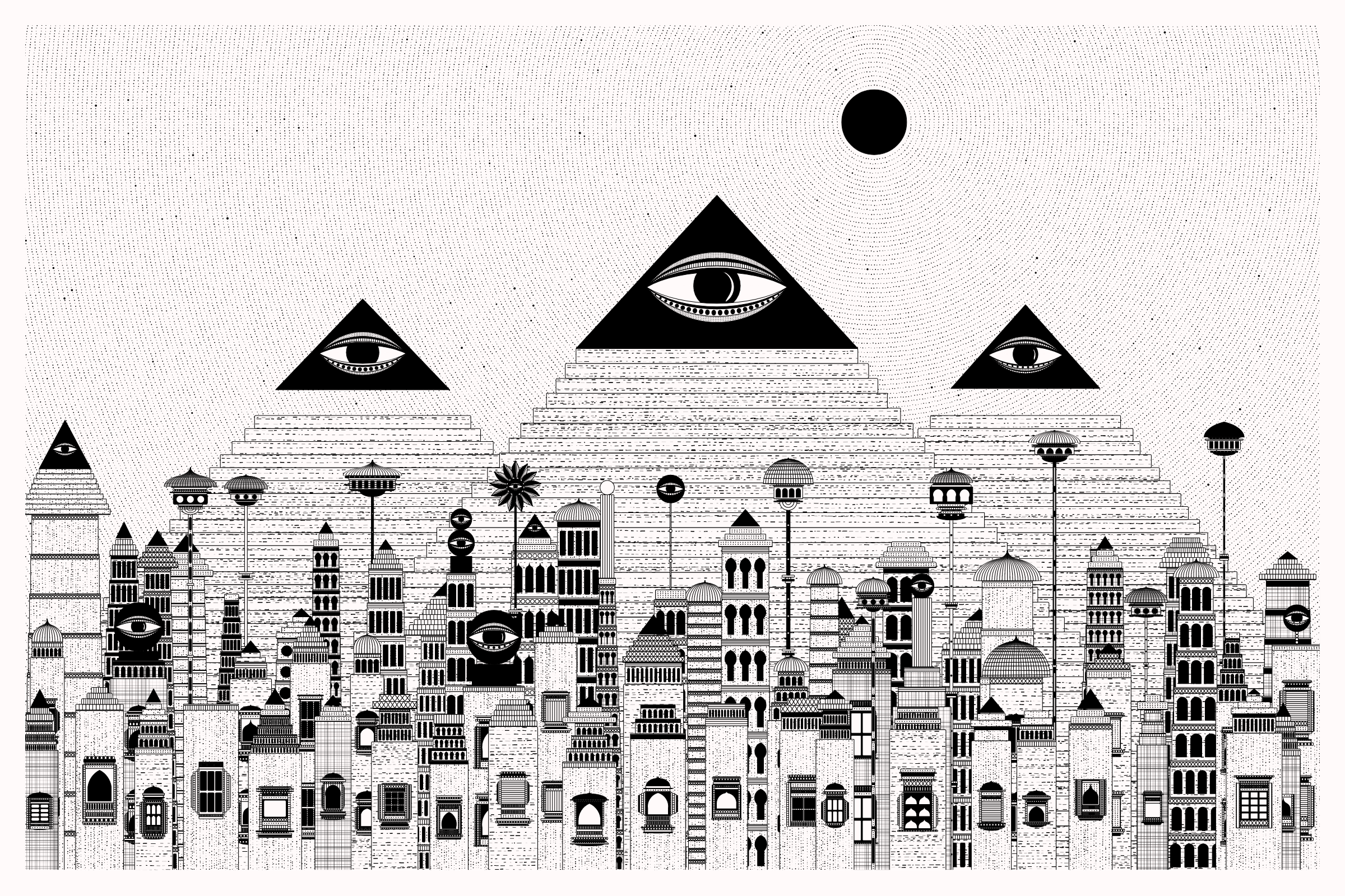 Art Blocks - Art Blocks v2 - Alan Ki Aankhen #109 - NFT # 333000109