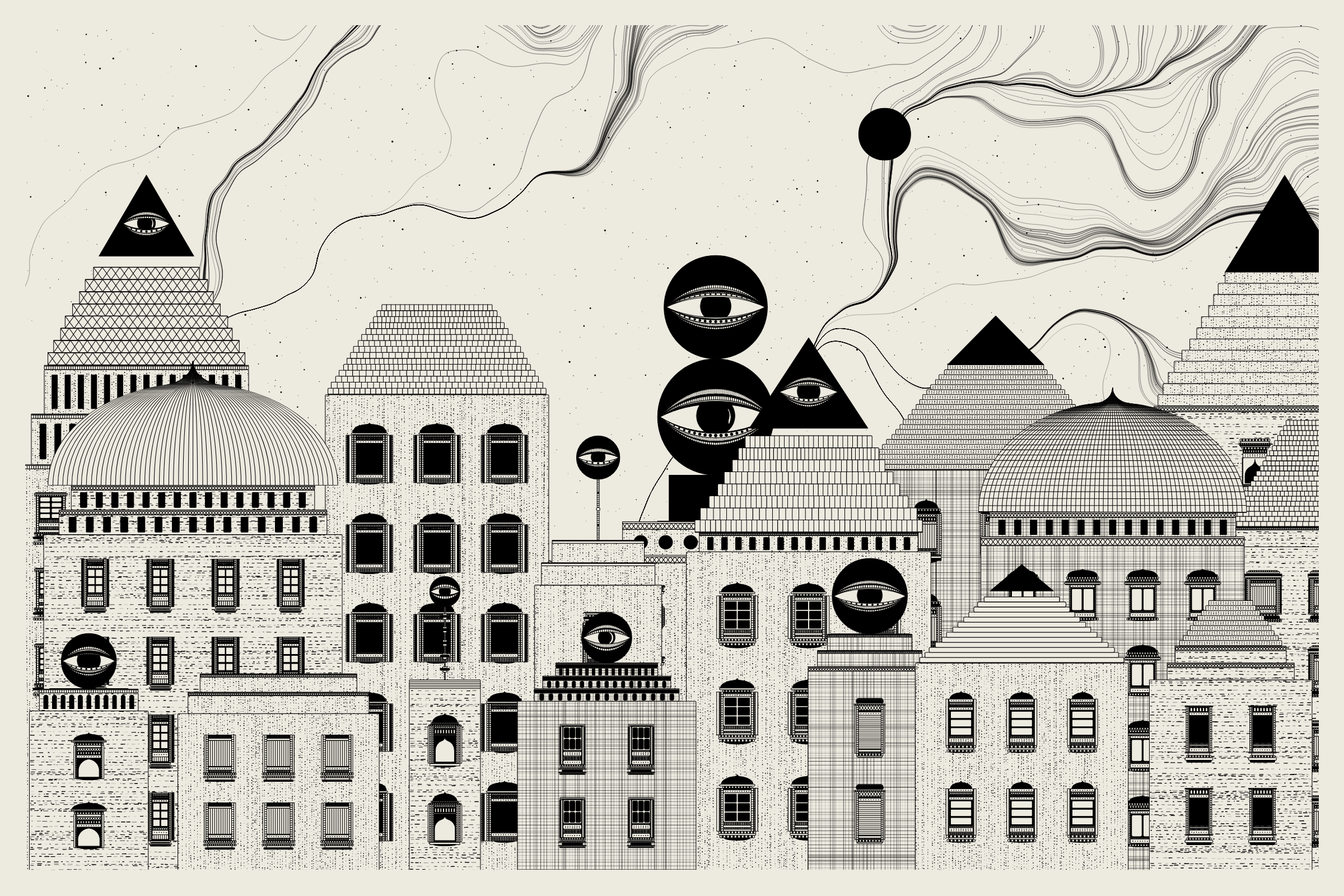 Art Blocks - Art Blocks v2 - Alan Ki Aankhen #110 - NFT # 333000110