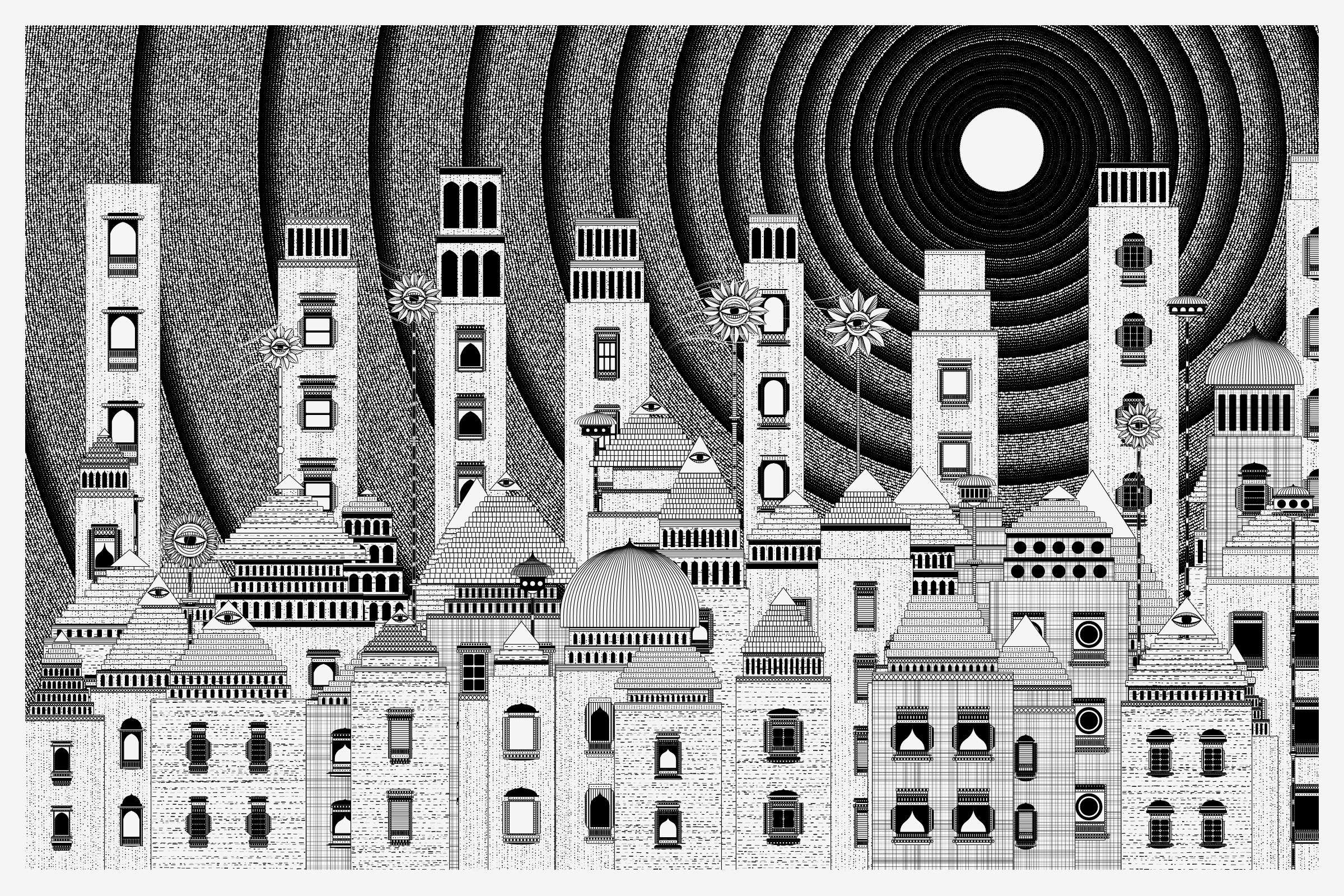 Art Blocks - Art Blocks v2 - Alan Ki Aankhen #116 - NFT # 333000116