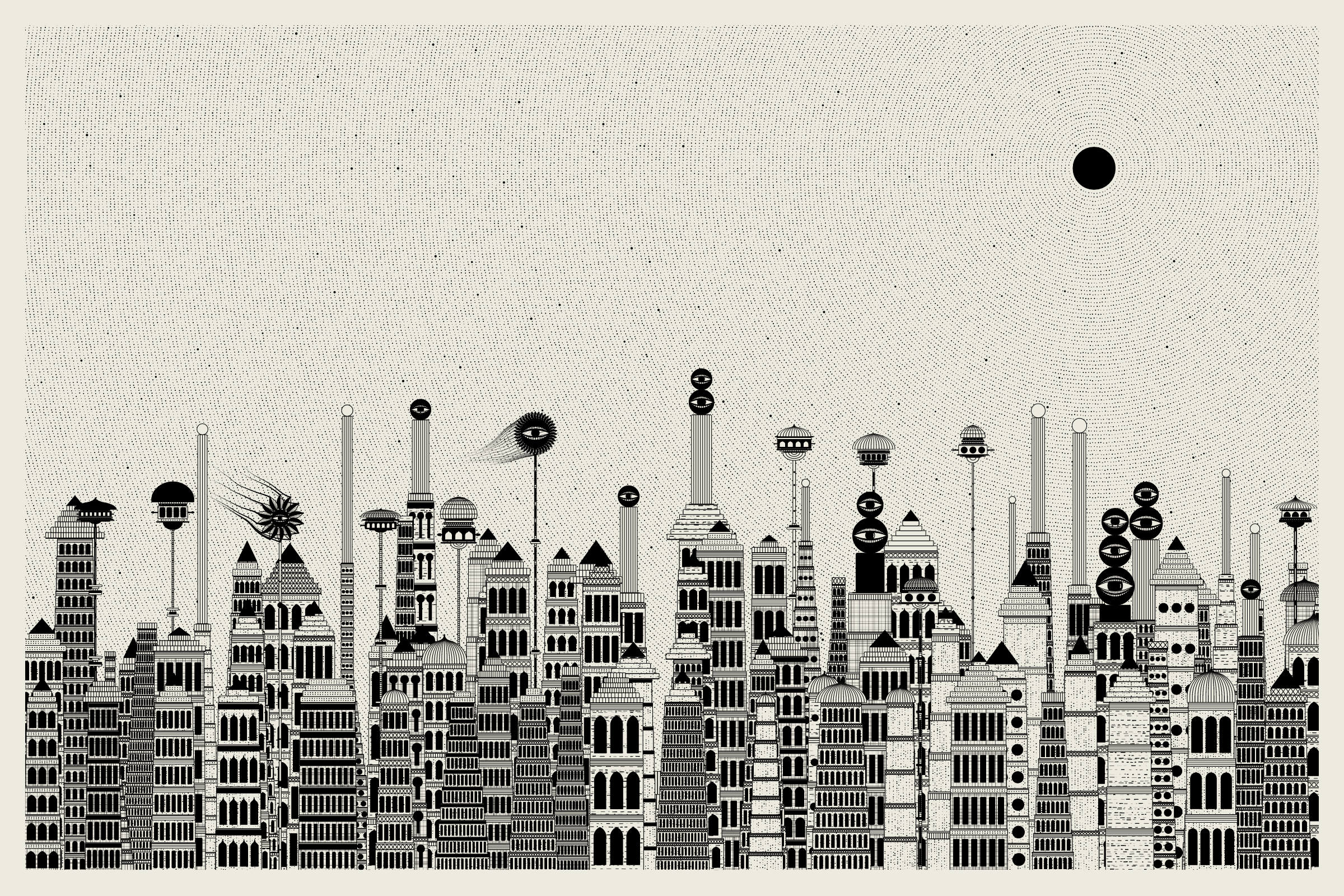 Art Blocks - Art Blocks v2 - Alan Ki Aankhen #119 - NFT # 333000119