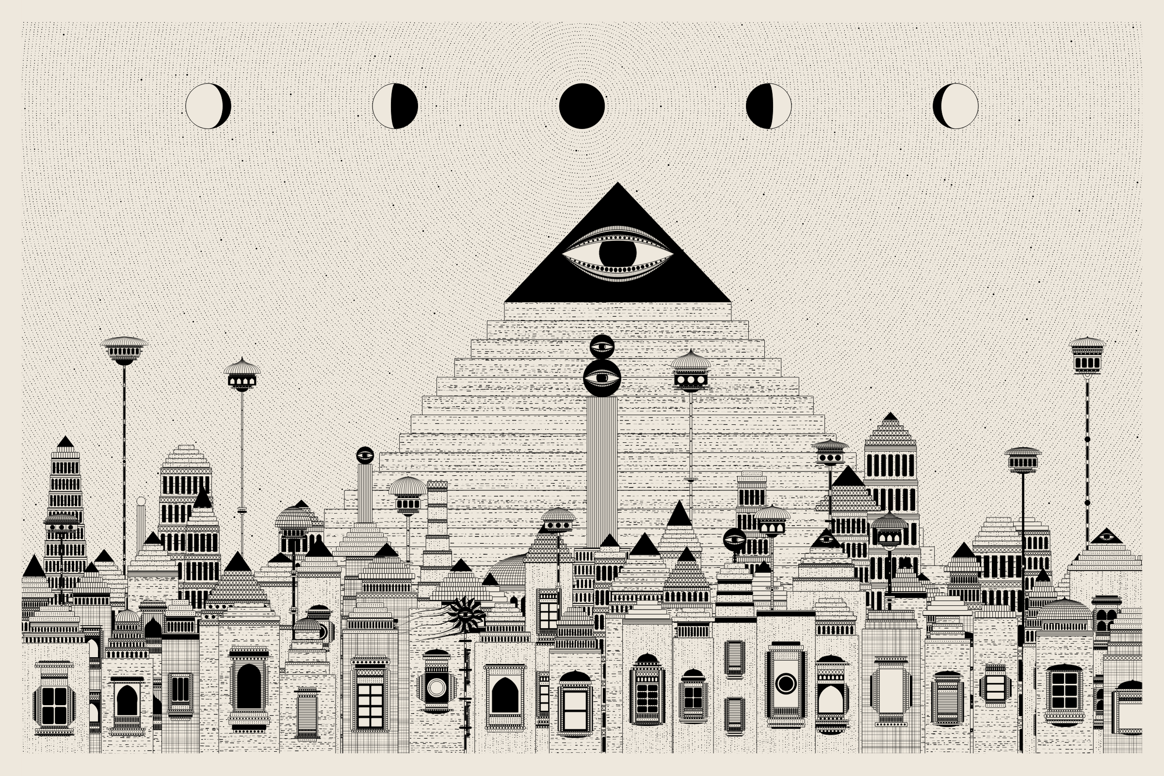 Art Blocks - Art Blocks v2 - Alan Ki Aankhen #120 - NFT # 333000120