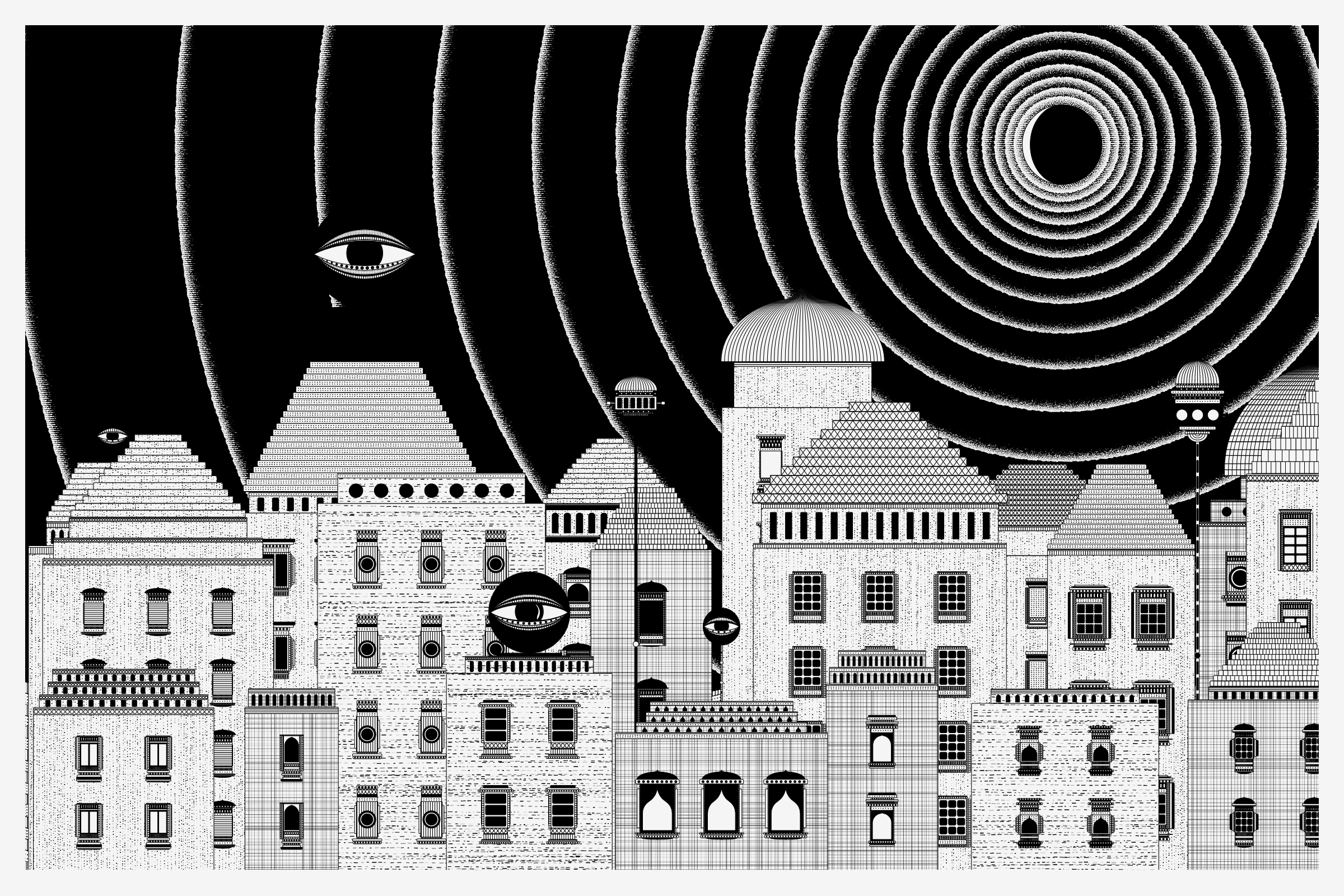 Art Blocks - Art Blocks v2 - Alan Ki Aankhen #121 - NFT # 333000121