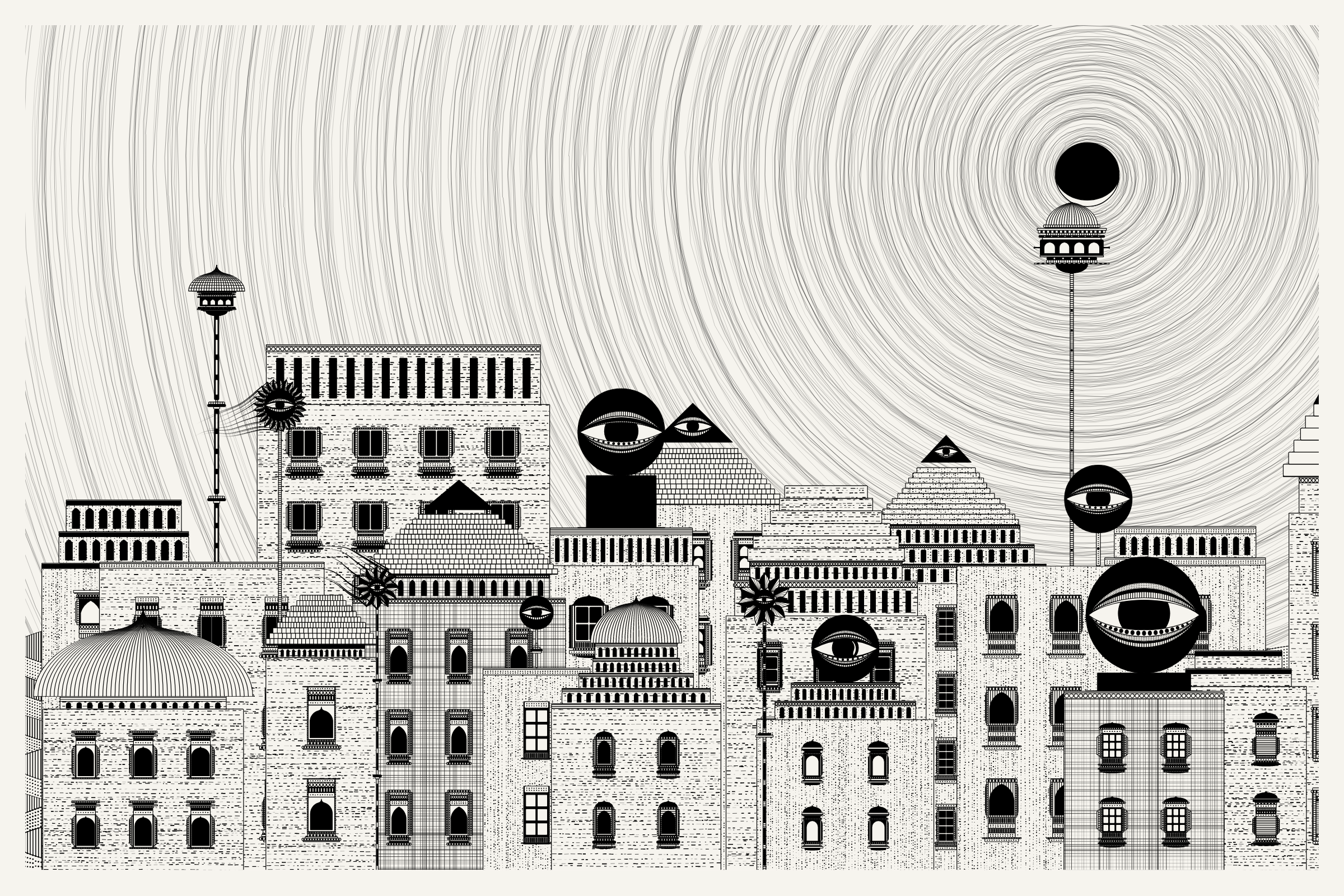 Art Blocks - Art Blocks v2 - Alan Ki Aankhen #123 - NFT # 333000123