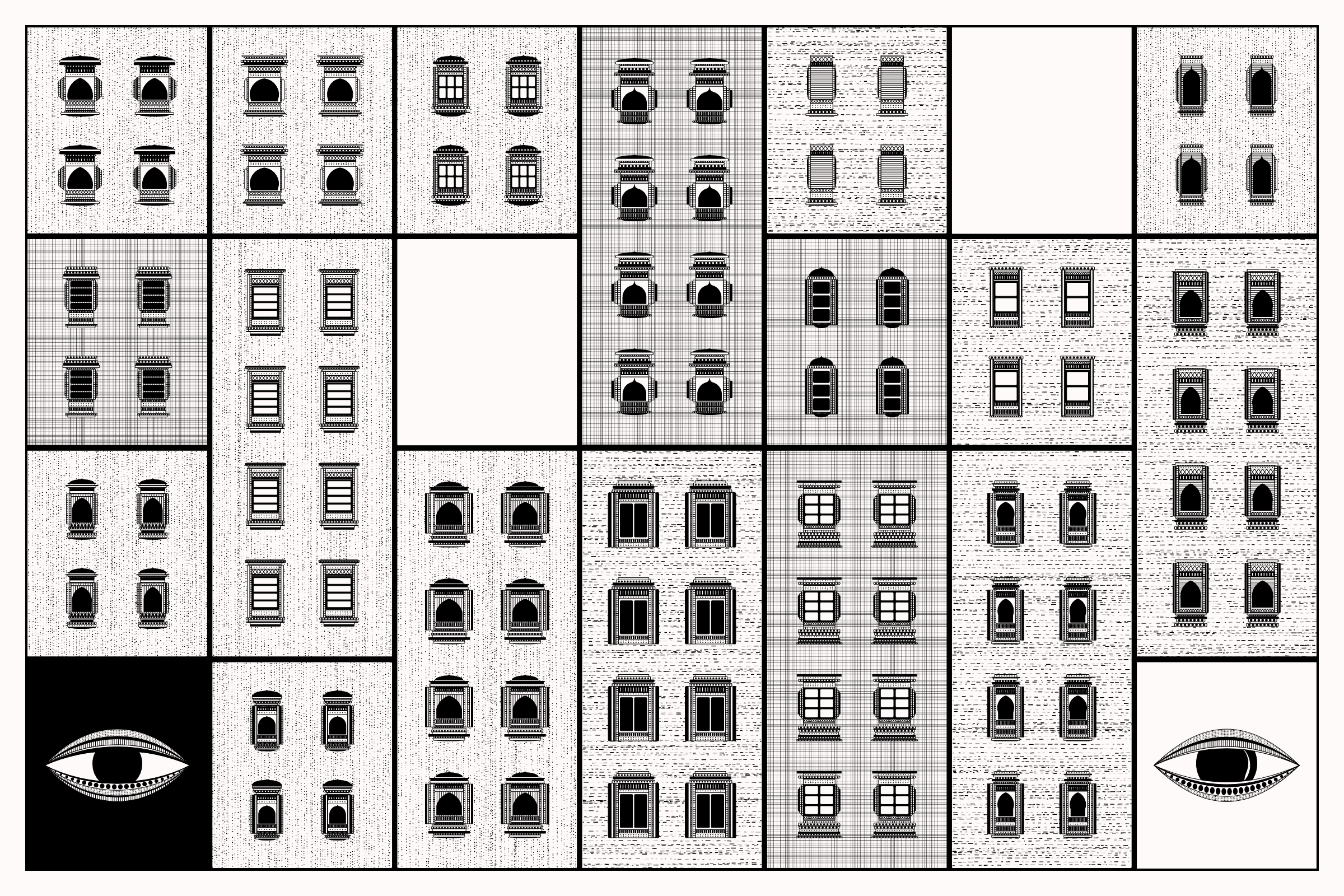 Art Blocks - Art Blocks v2 - Alan Ki Aankhen #124 - NFT # 333000124