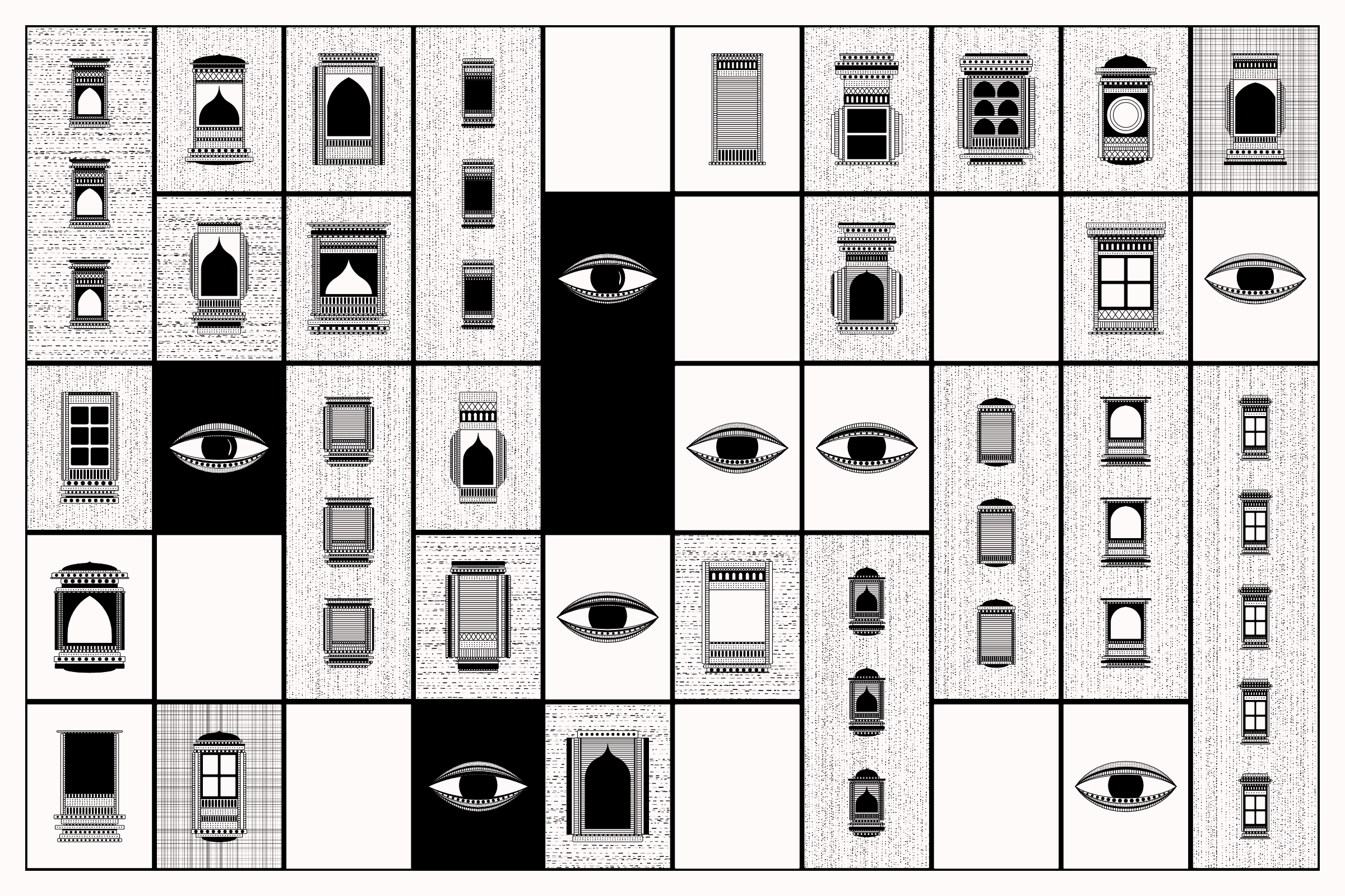 Art Blocks - Art Blocks v2 - Alan Ki Aankhen #126 - NFT # 333000126