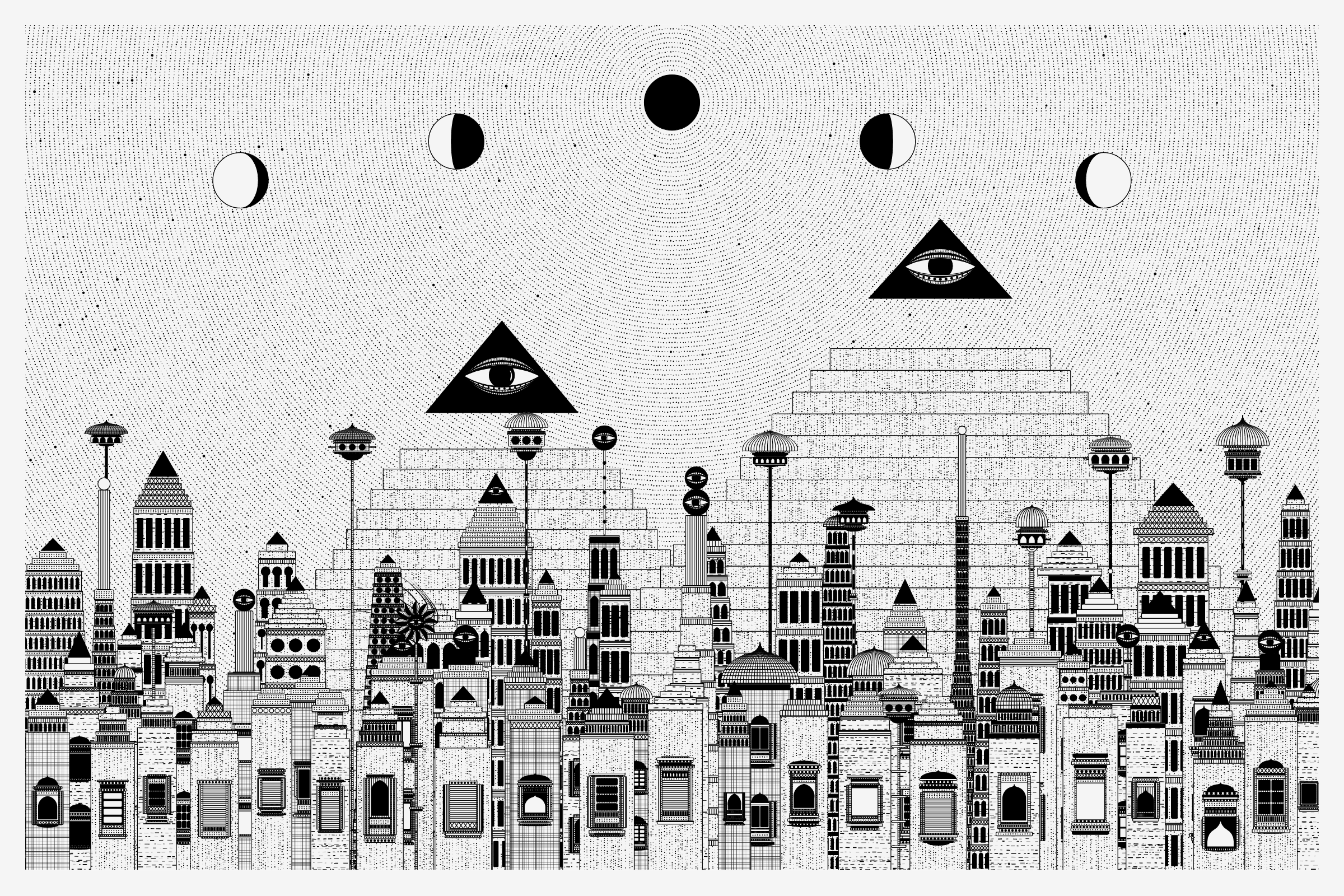 Art Blocks - Art Blocks v2 - Alan Ki Aankhen #128 - NFT # 333000128