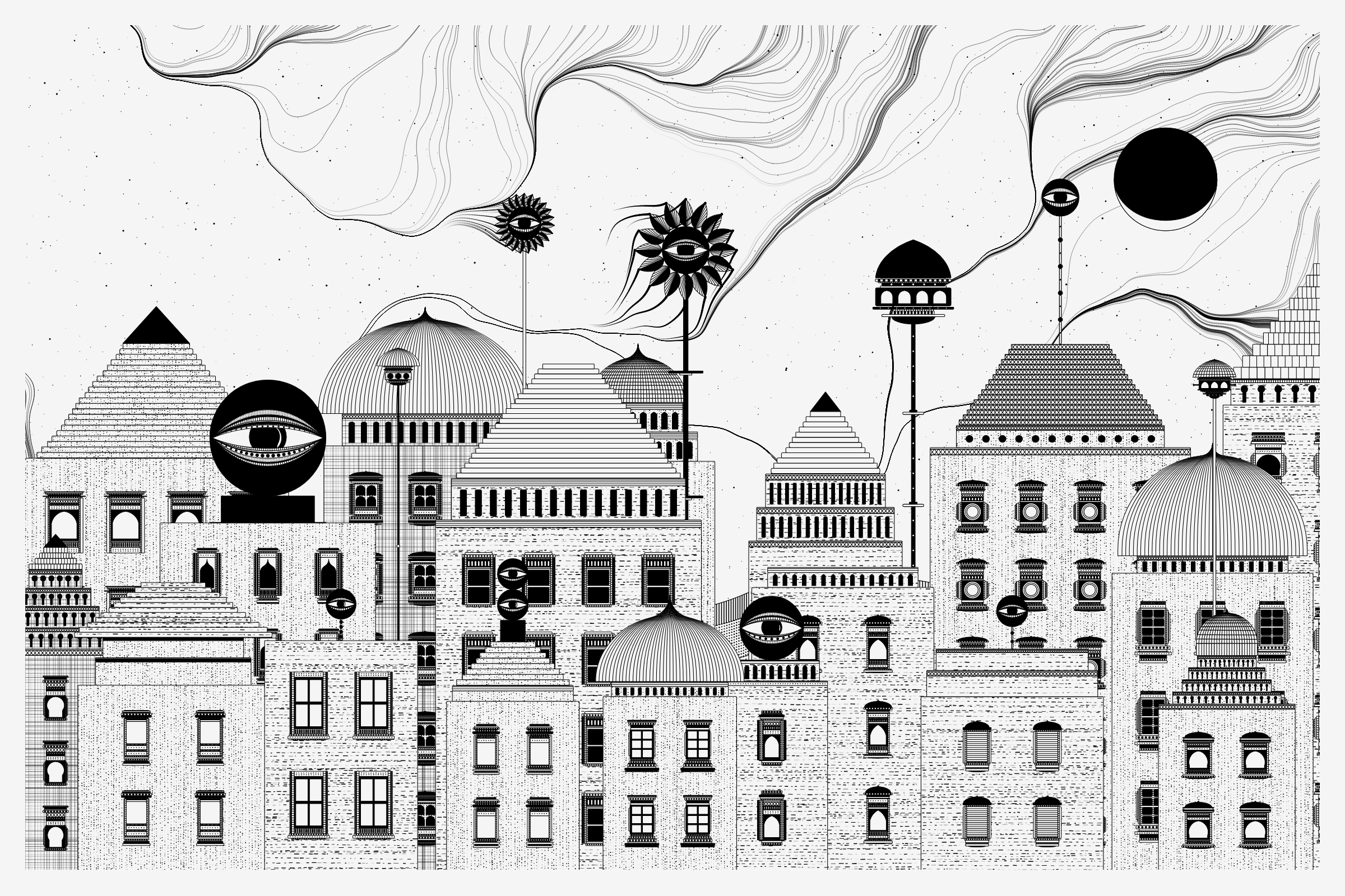 Art Blocks - Art Blocks v2 - Alan Ki Aankhen #130 - NFT # 333000130