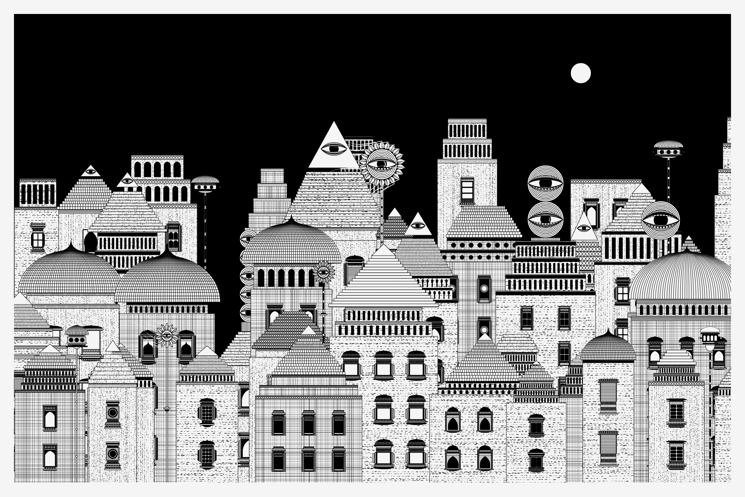 Art Blocks - Art Blocks v2 - Alan Ki Aankhen #131 - NFT # 333000131