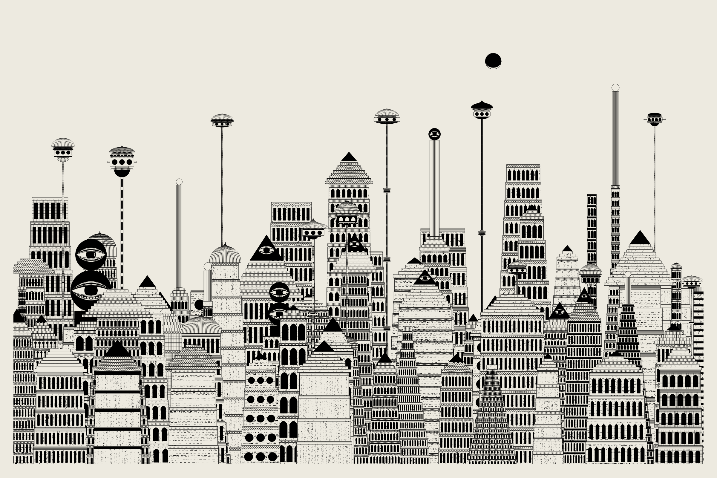 Art Blocks - Art Blocks v2 - Alan Ki Aankhen #132 - NFT # 333000132