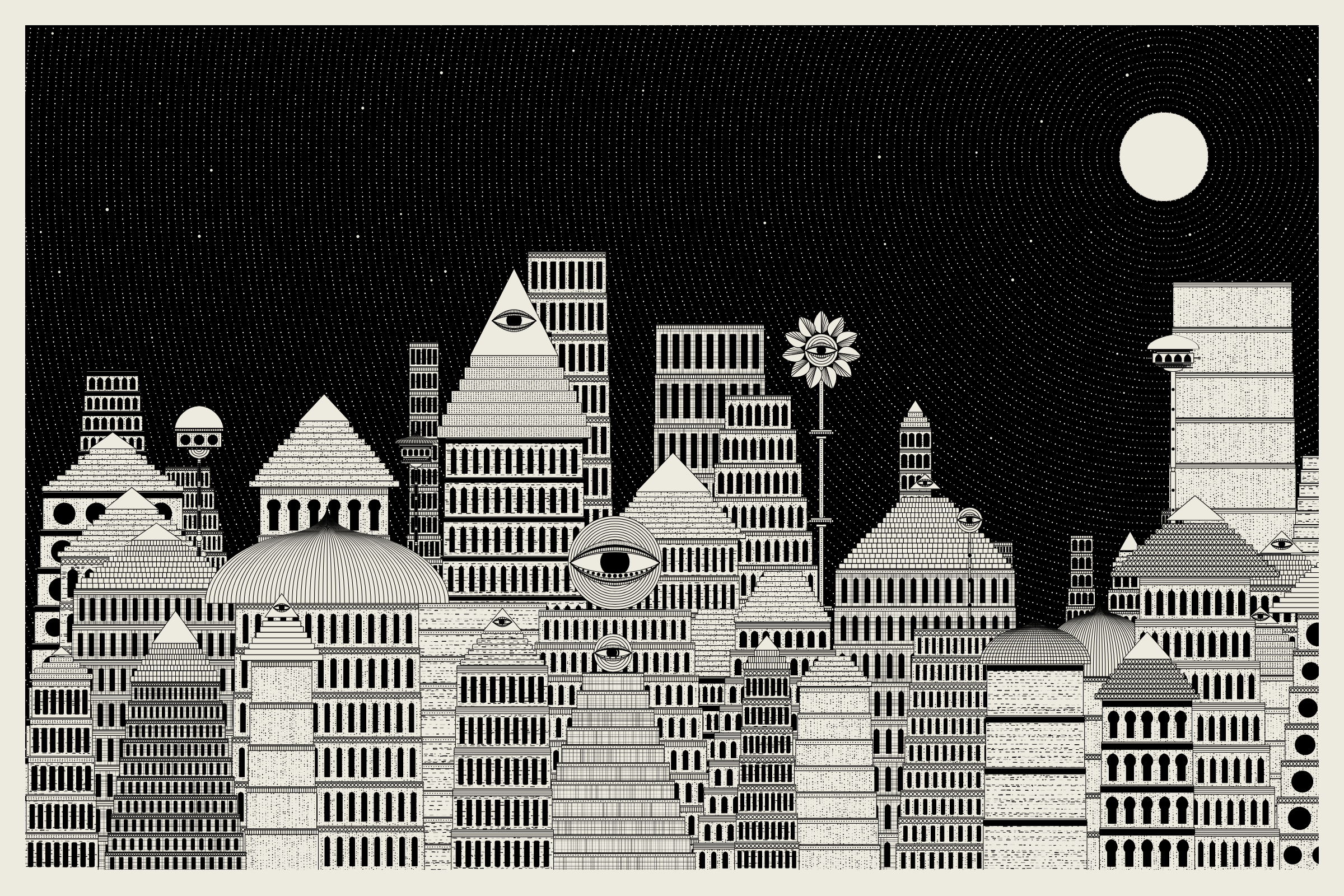 Art Blocks - Art Blocks v2 - Alan Ki Aankhen #135 - NFT # 333000135