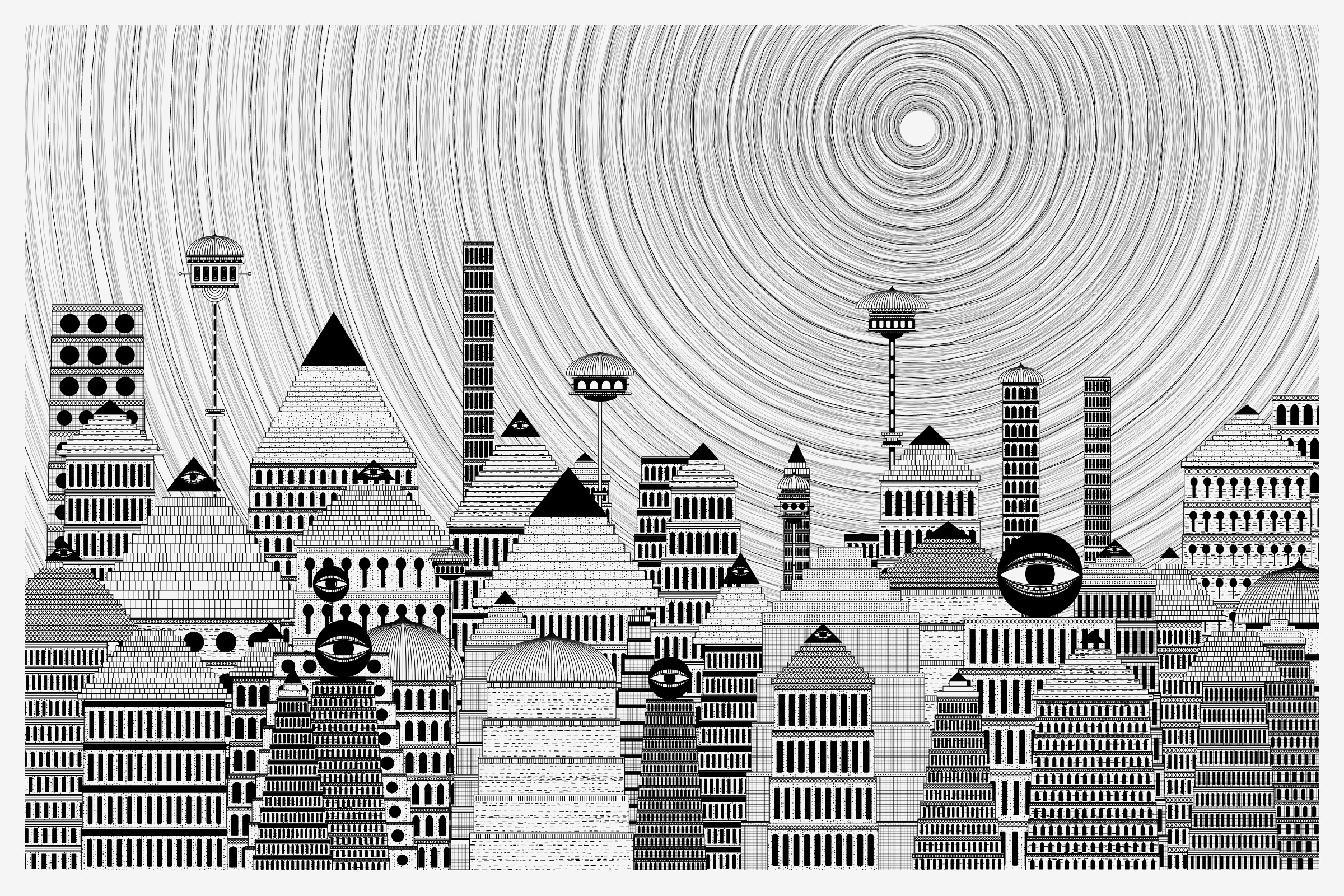 Art Blocks - Art Blocks v2 - Alan Ki Aankhen #136 - NFT # 333000136