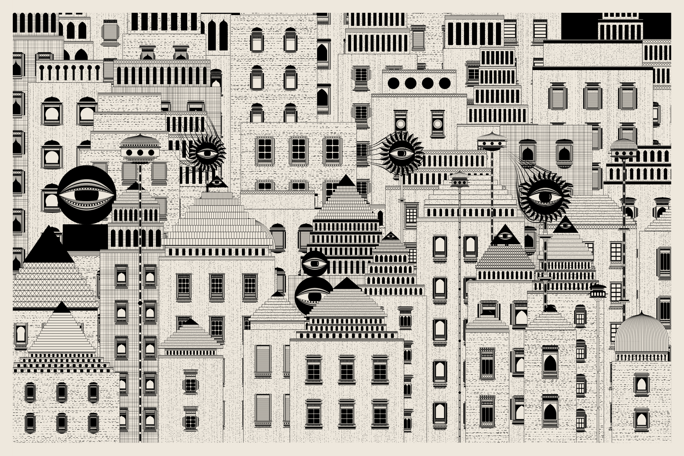 Art Blocks - Art Blocks v2 - Alan Ki Aankhen #138 - NFT # 333000138