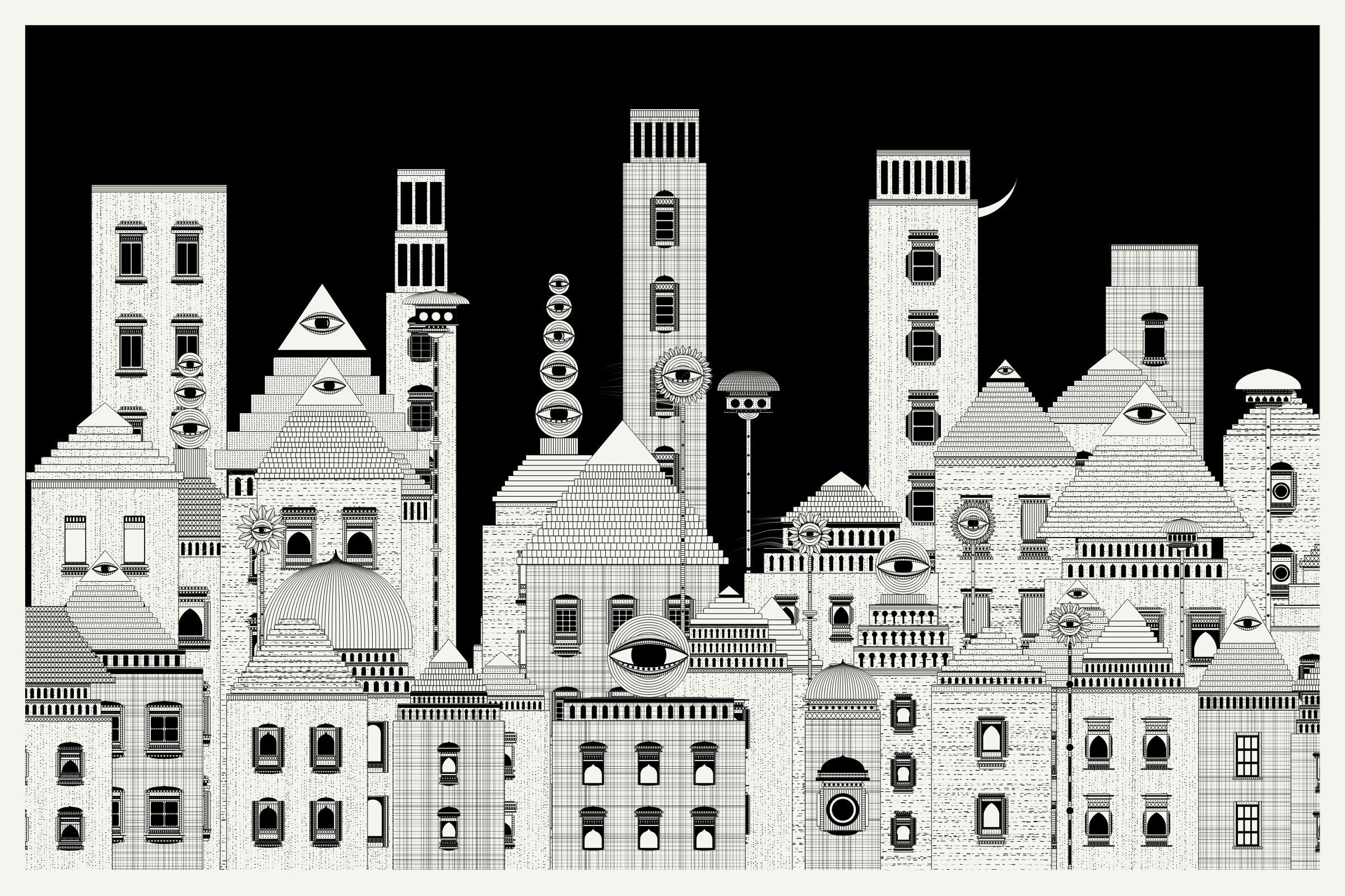 Art Blocks - Art Blocks v2 - Alan Ki Aankhen #141 - NFT # 333000141