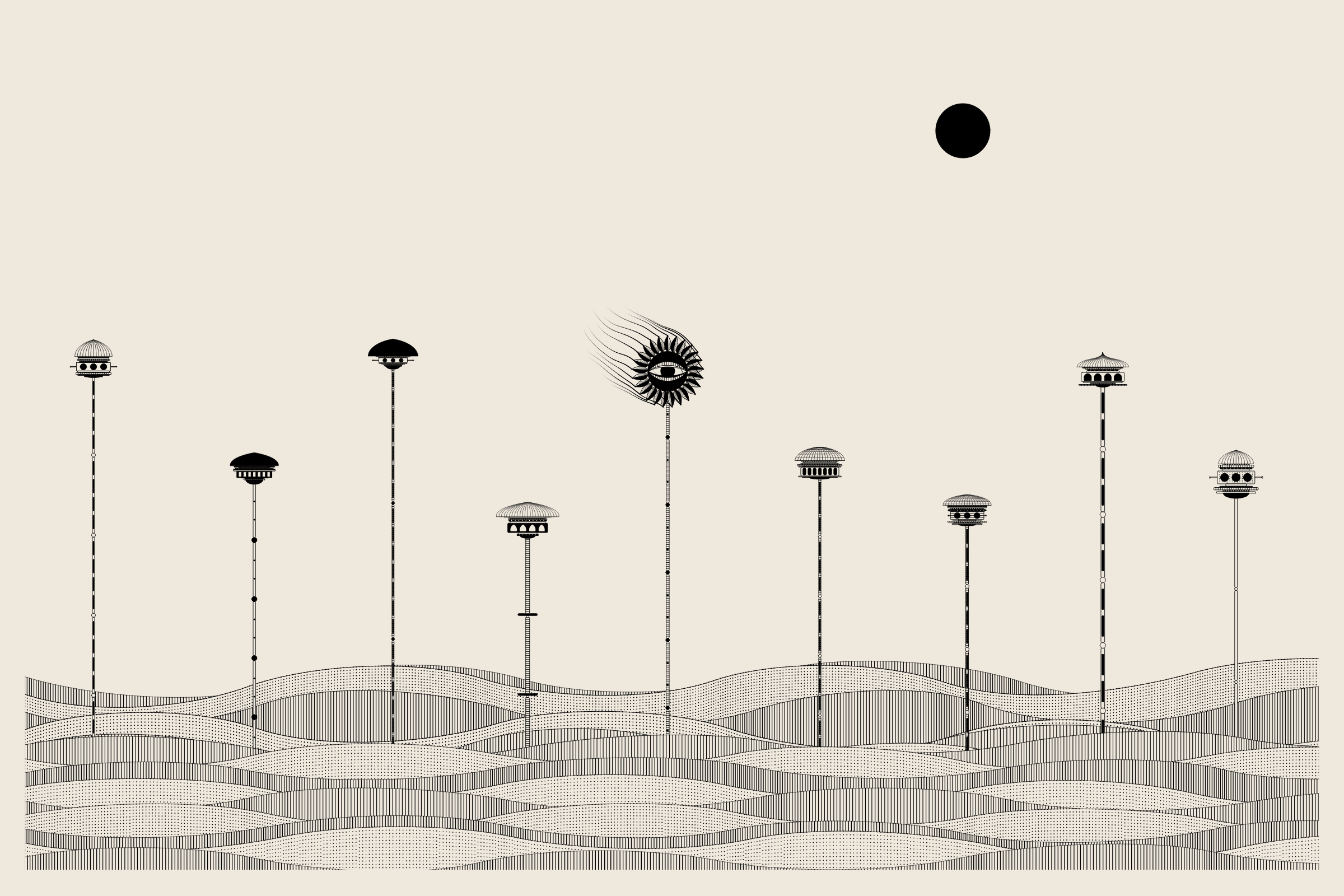 Art Blocks - Art Blocks v2 - Alan Ki Aankhen #144 - NFT # 333000144