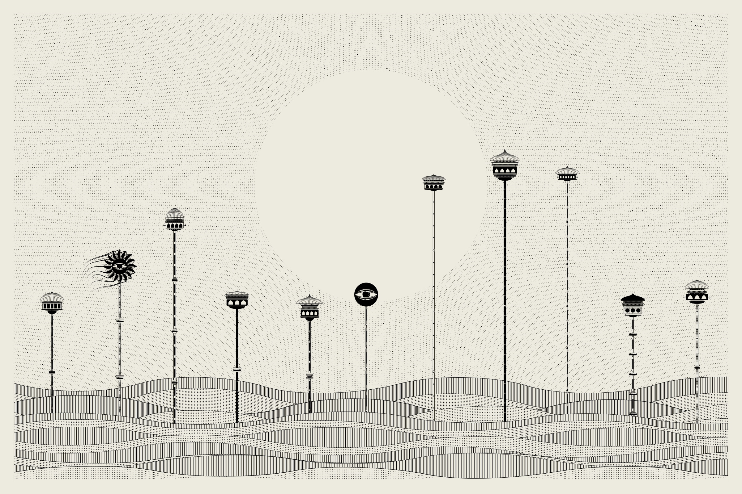 Art Blocks - Art Blocks v2 - Alan Ki Aankhen #150 - NFT # 333000150