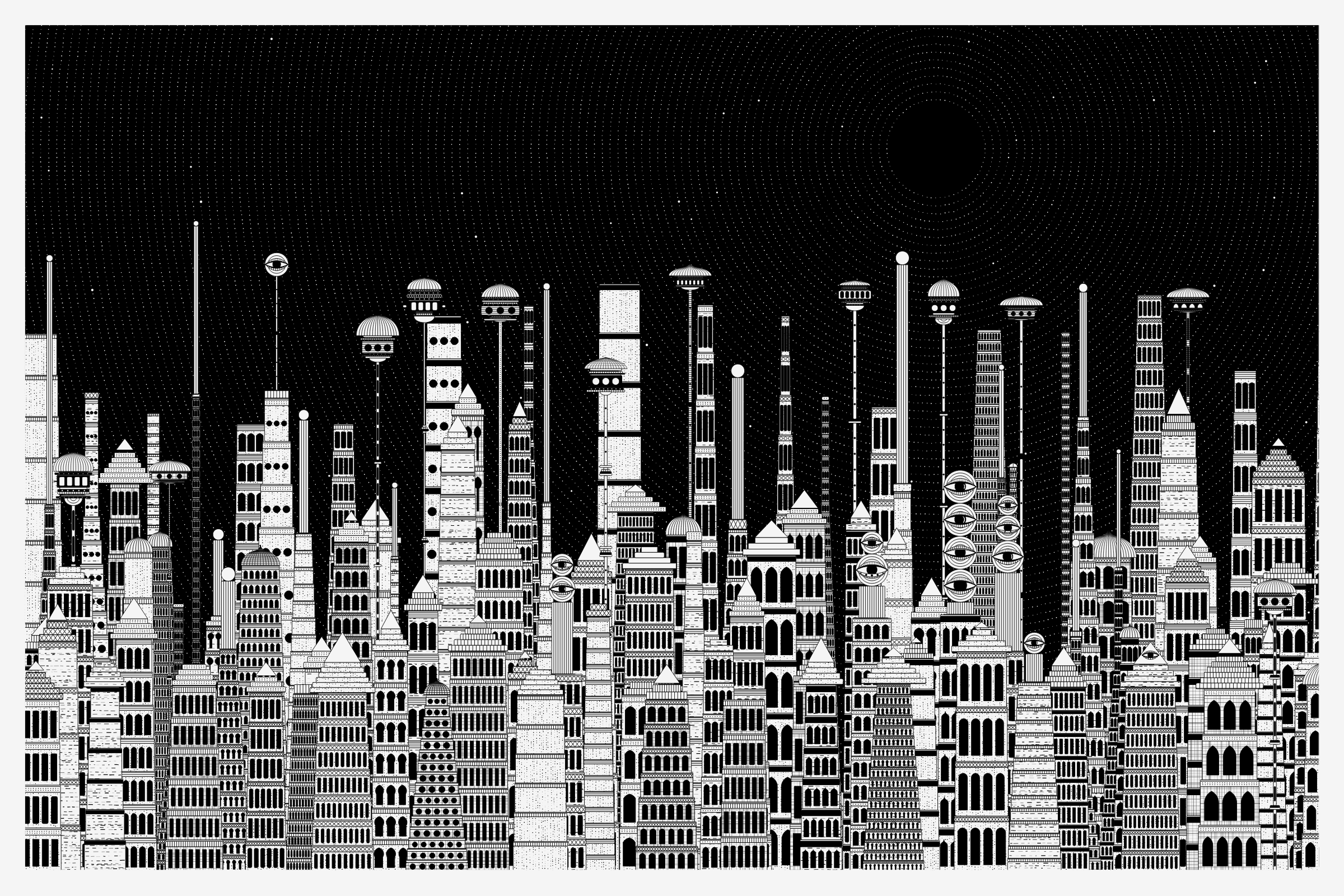 Art Blocks - Art Blocks v2 - Alan Ki Aankhen #151 - NFT # 333000151