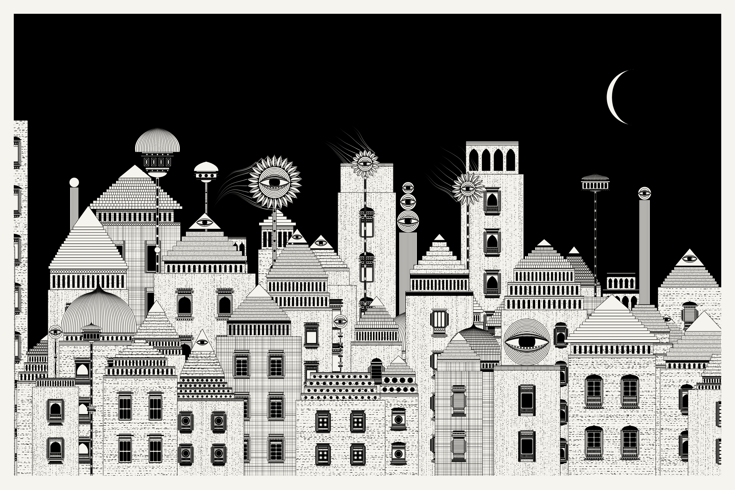 Art Blocks - Art Blocks v2 - Alan Ki Aankhen #154 - NFT # 333000154