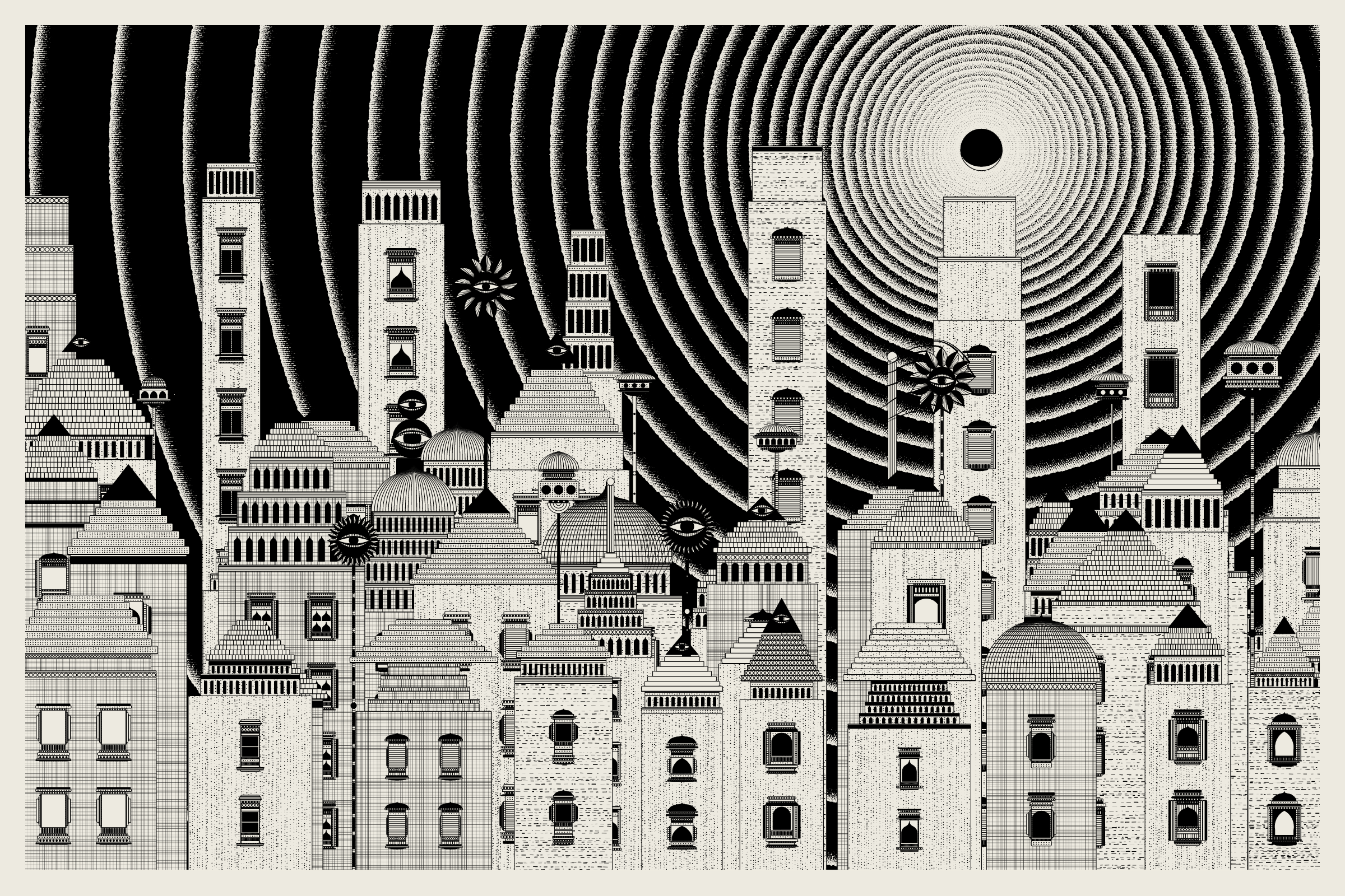 Art Blocks - Art Blocks v2 - Alan Ki Aankhen #156 - NFT # 333000156