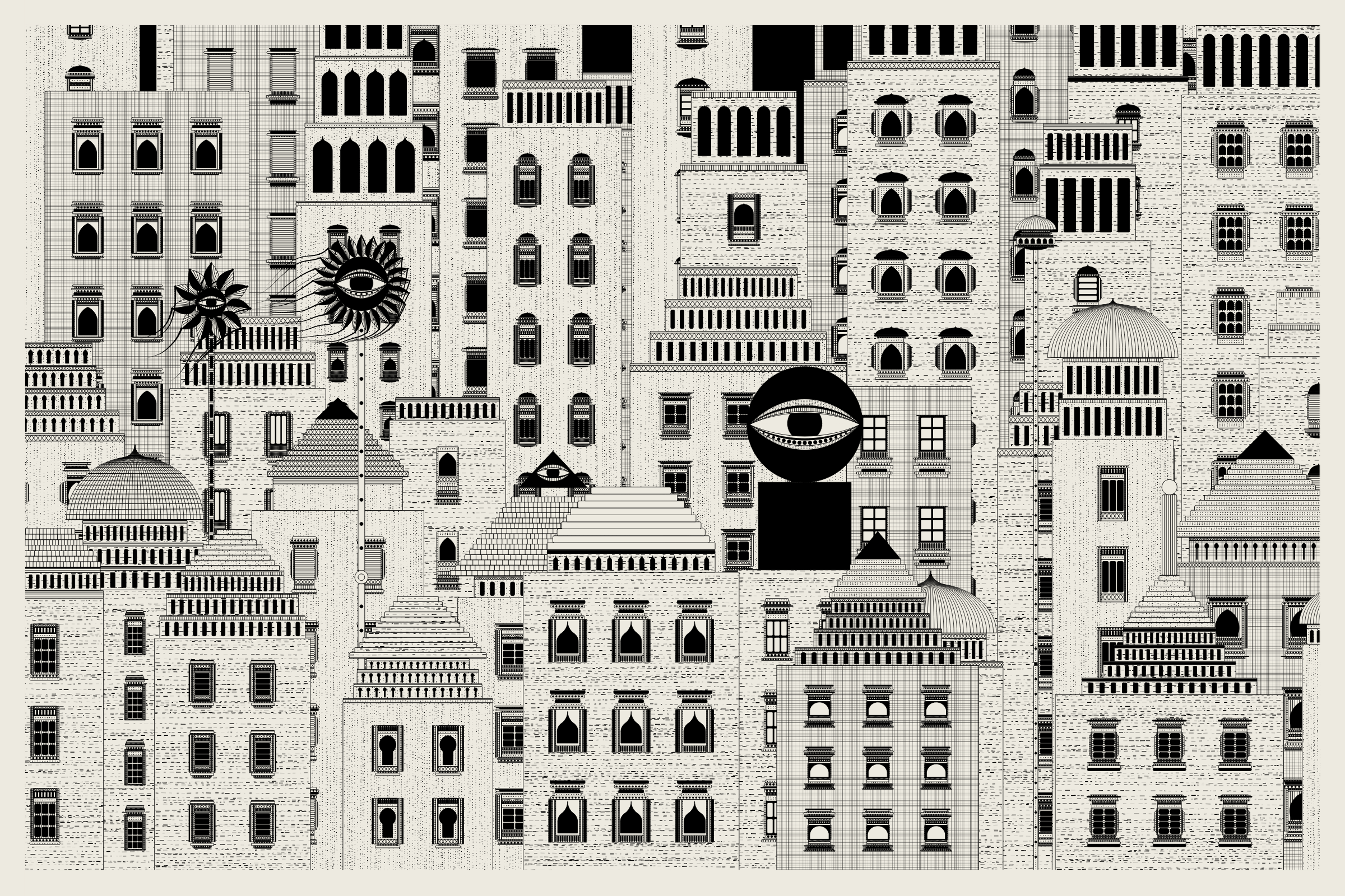 Art Blocks - Art Blocks v2 - Alan Ki Aankhen #157 - NFT # 333000157