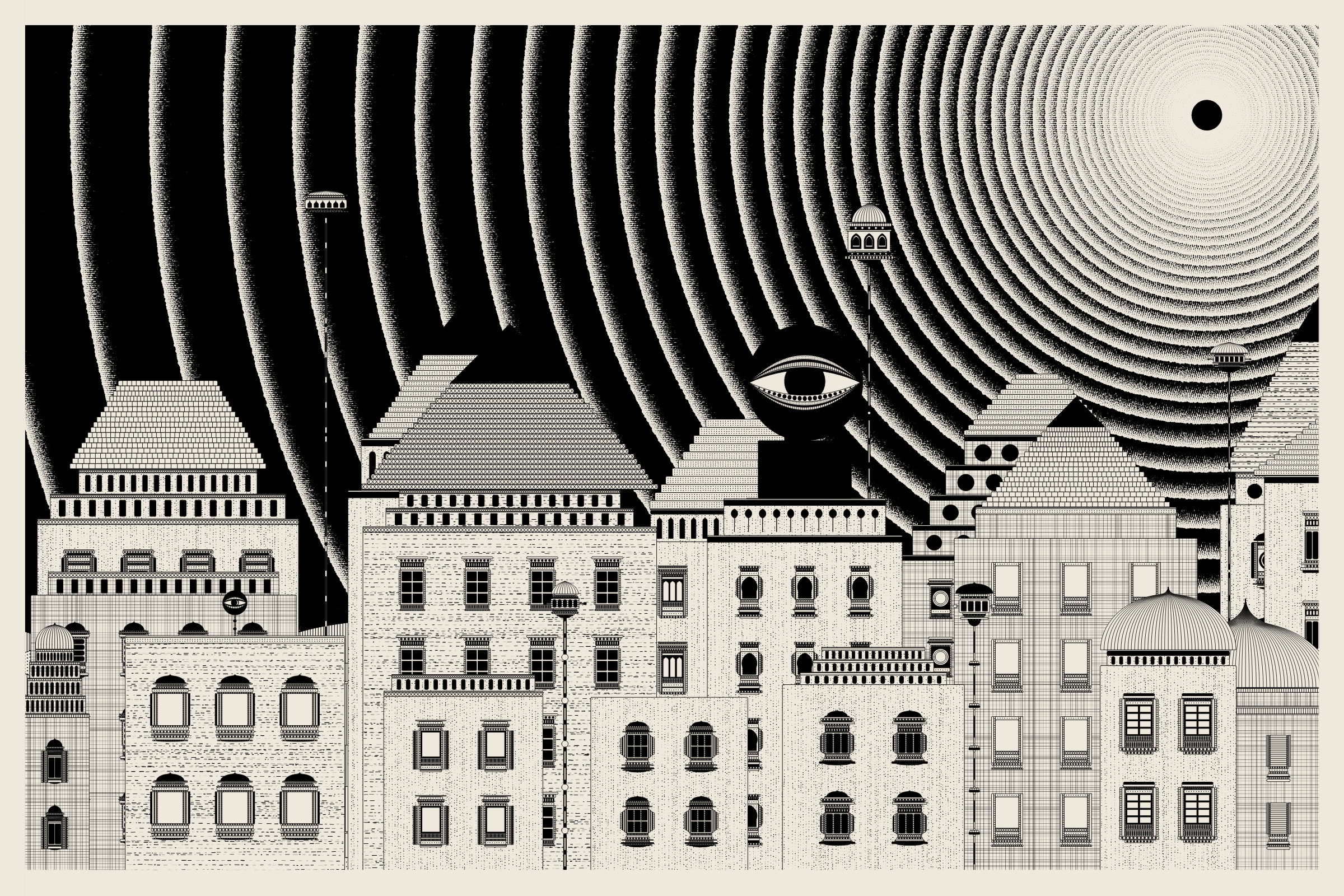 Art Blocks - Art Blocks v2 - Alan Ki Aankhen #158 - NFT # 333000158