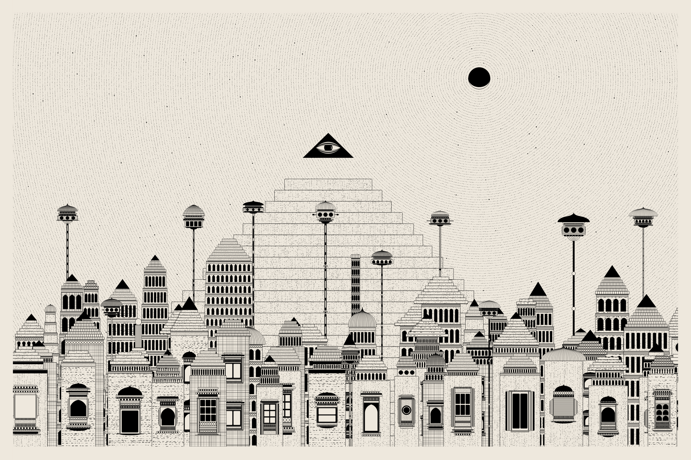 Art Blocks - Art Blocks v2 - Alan Ki Aankhen #162 - NFT # 333000162