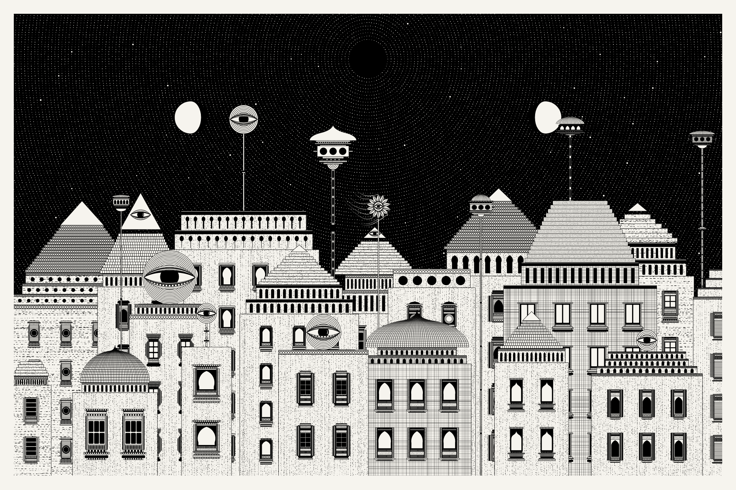 Art Blocks - Art Blocks v2 - Alan Ki Aankhen #163 - NFT # 333000163