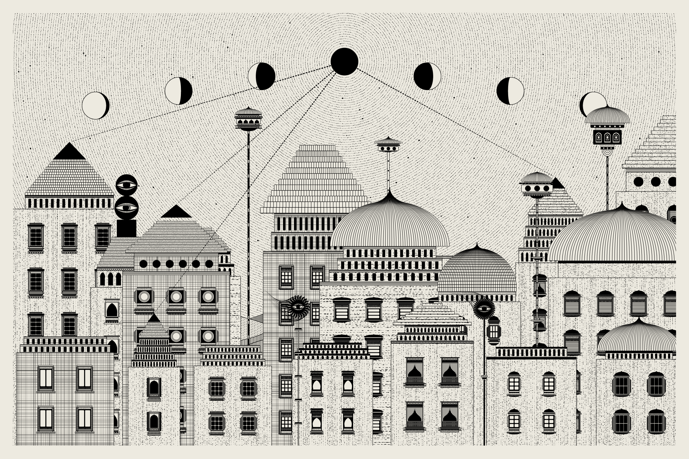 Art Blocks - Art Blocks v2 - Alan Ki Aankhen #165 - NFT # 333000165