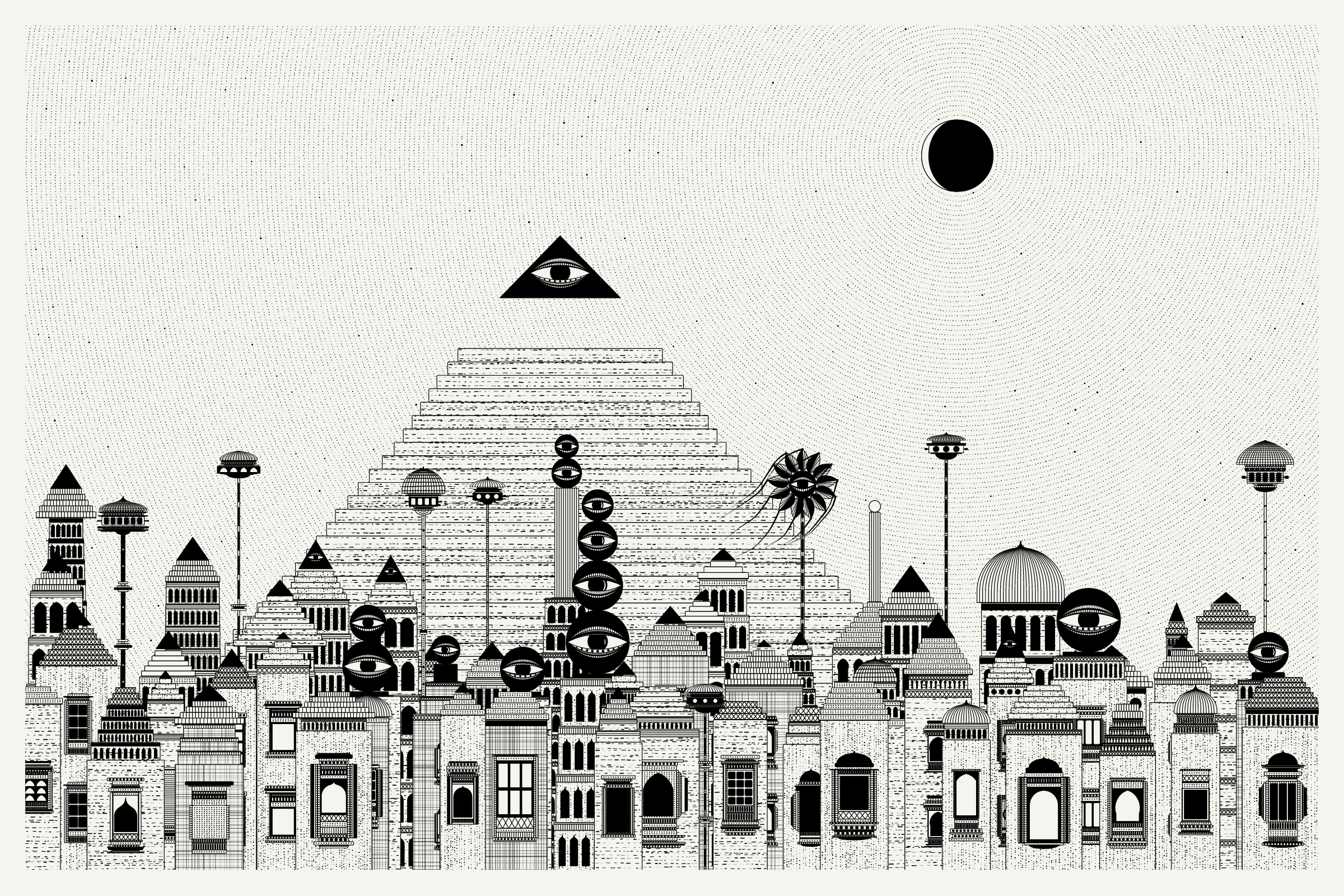 Art Blocks - Art Blocks v2 - Alan Ki Aankhen #167 - NFT # 333000167