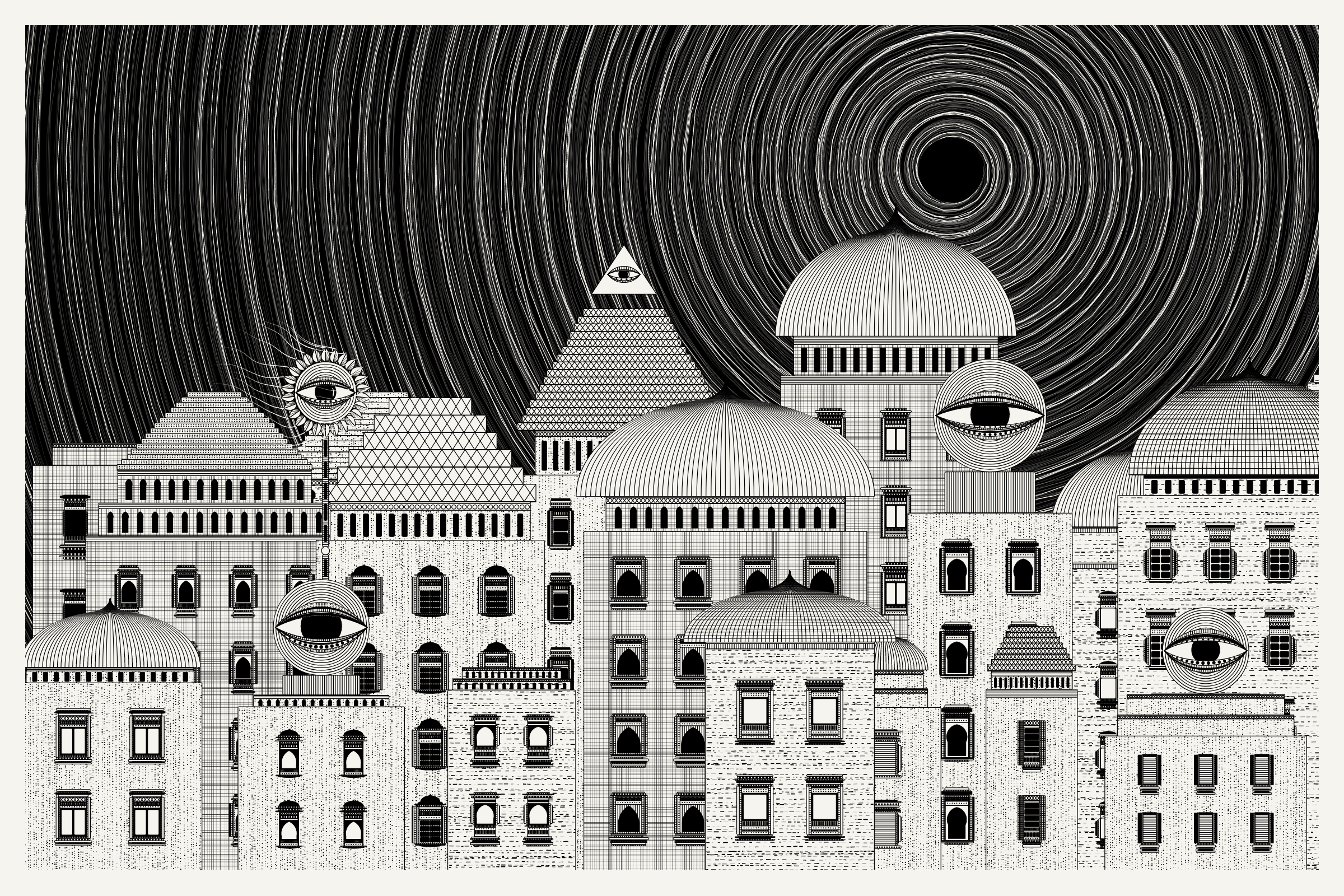 Art Blocks - Art Blocks v2 - Alan Ki Aankhen #178 - NFT # 333000178