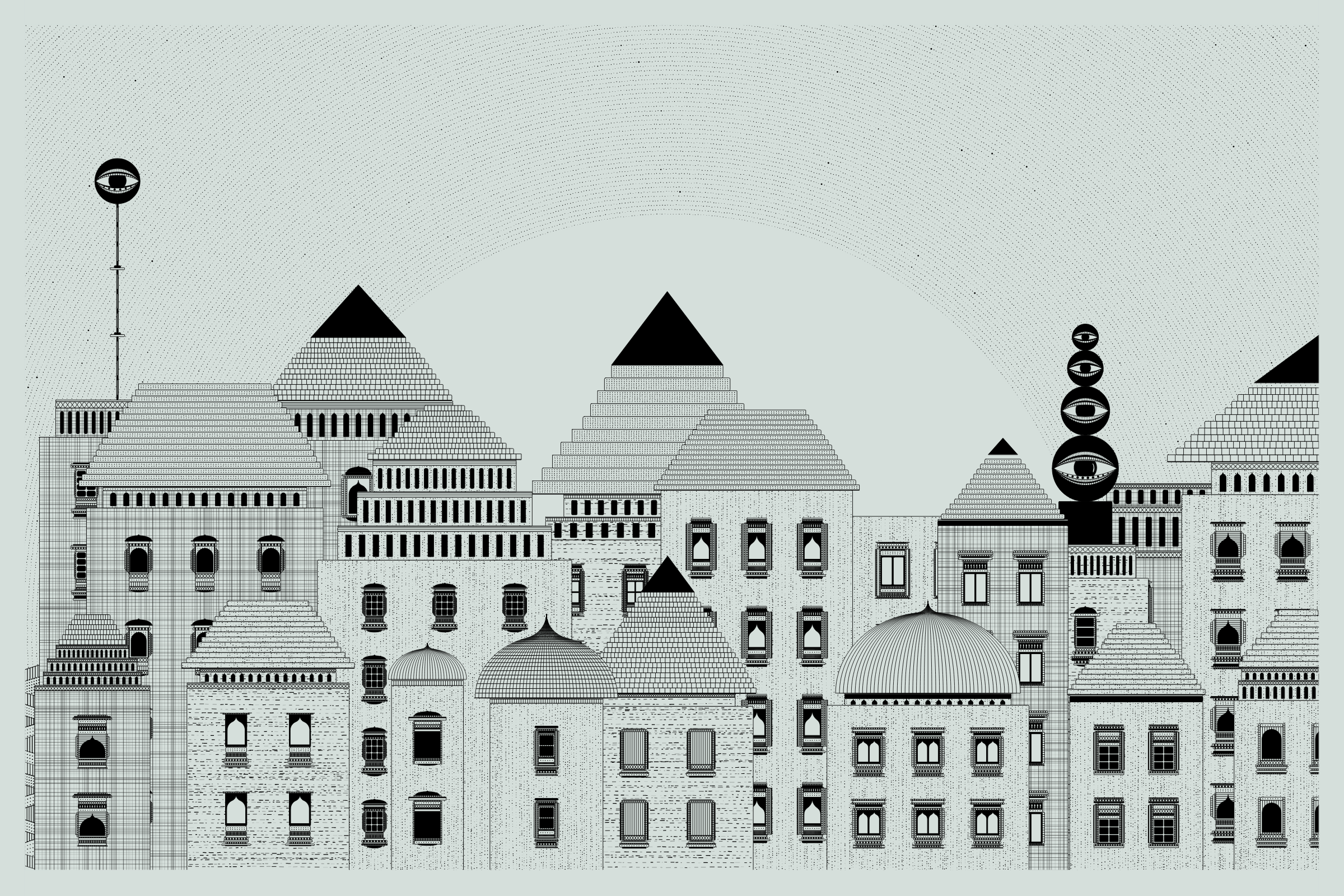 Art Blocks - Art Blocks v2 - Alan Ki Aankhen #179 - NFT # 333000179