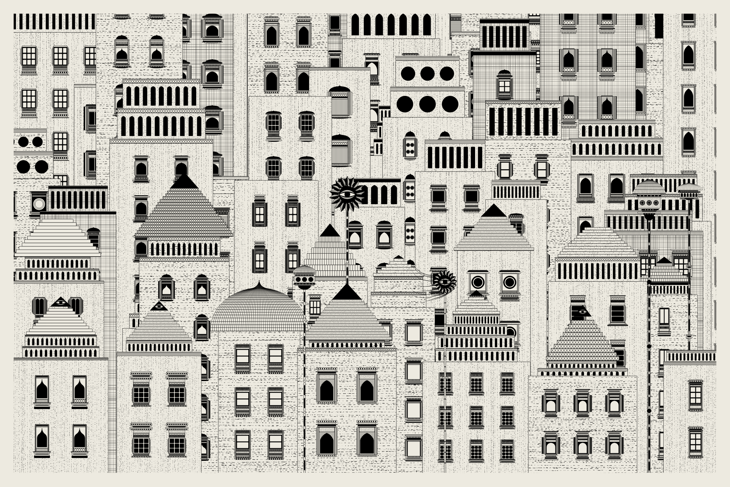 Art Blocks - Art Blocks v2 - Alan Ki Aankhen #182 - NFT # 333000182