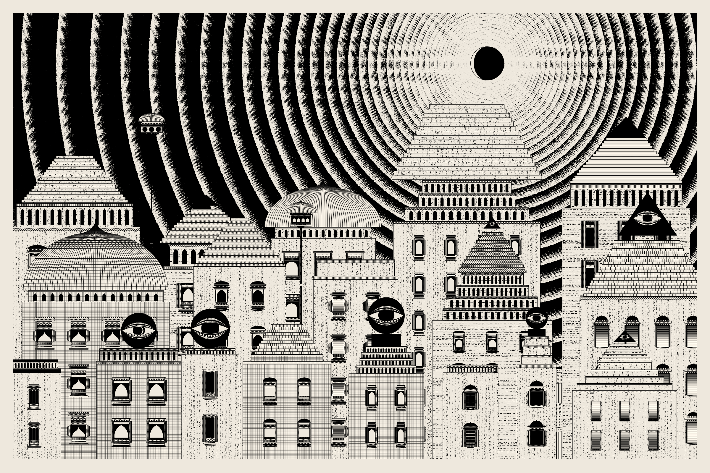 Art Blocks - Art Blocks v2 - Alan Ki Aankhen #183 - NFT # 333000183