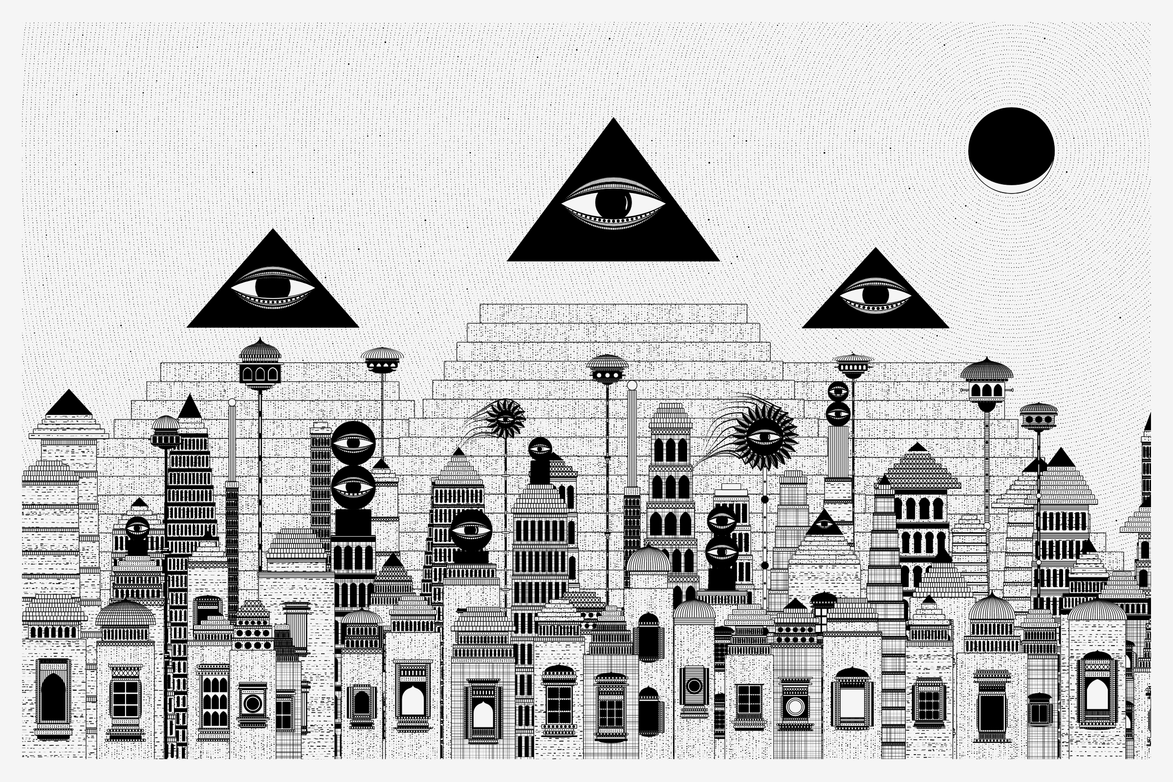 Art Blocks - Art Blocks v2 - Alan Ki Aankhen #187 - NFT # 333000187