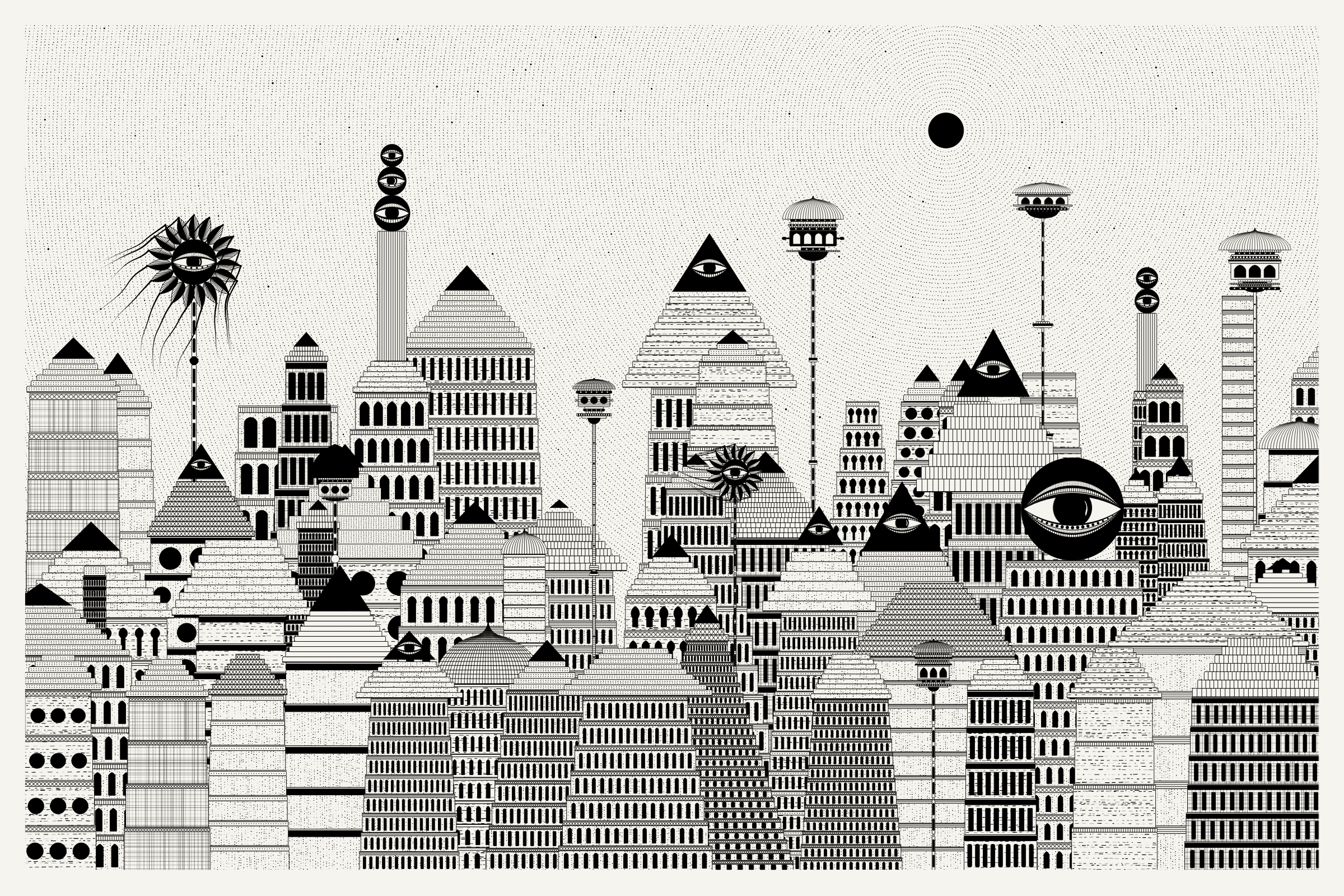 Art Blocks - Art Blocks v2 - Alan Ki Aankhen #188 - NFT # 333000188